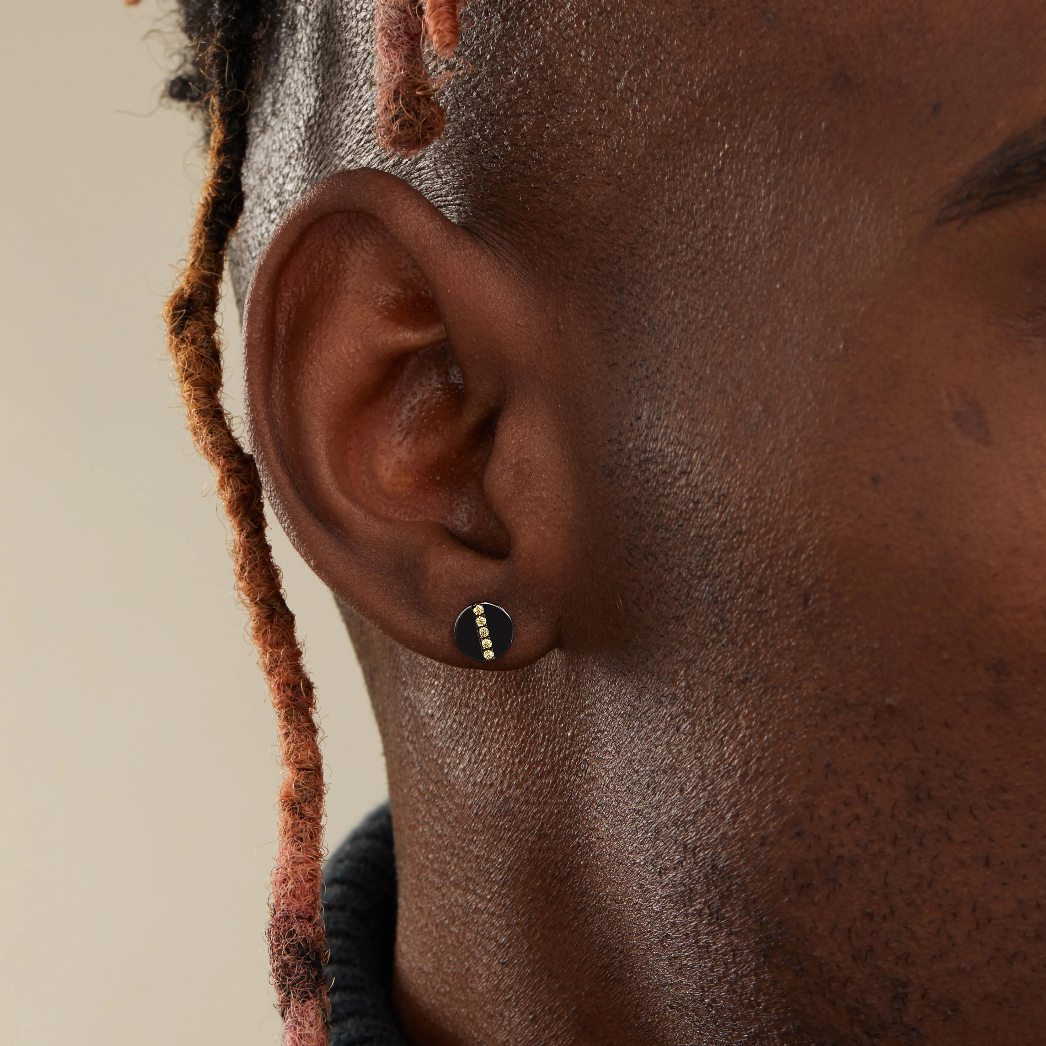 Petit Pavè Black Diamond Studs sold by Pascal Design Official product image thumbnail 3