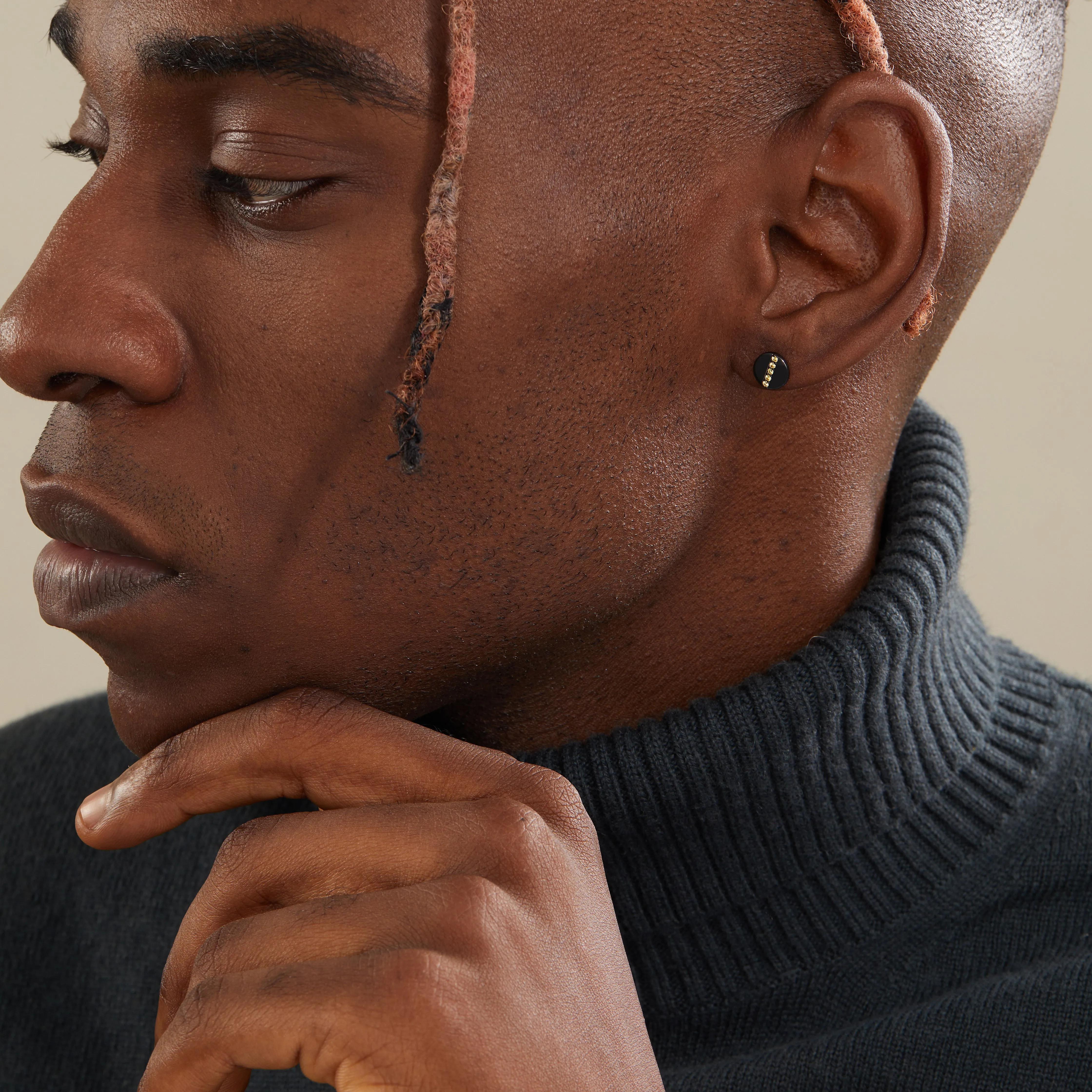 Petit Pavè Black Diamond Studs sold by Pascal Design Official product image thumbnail 4