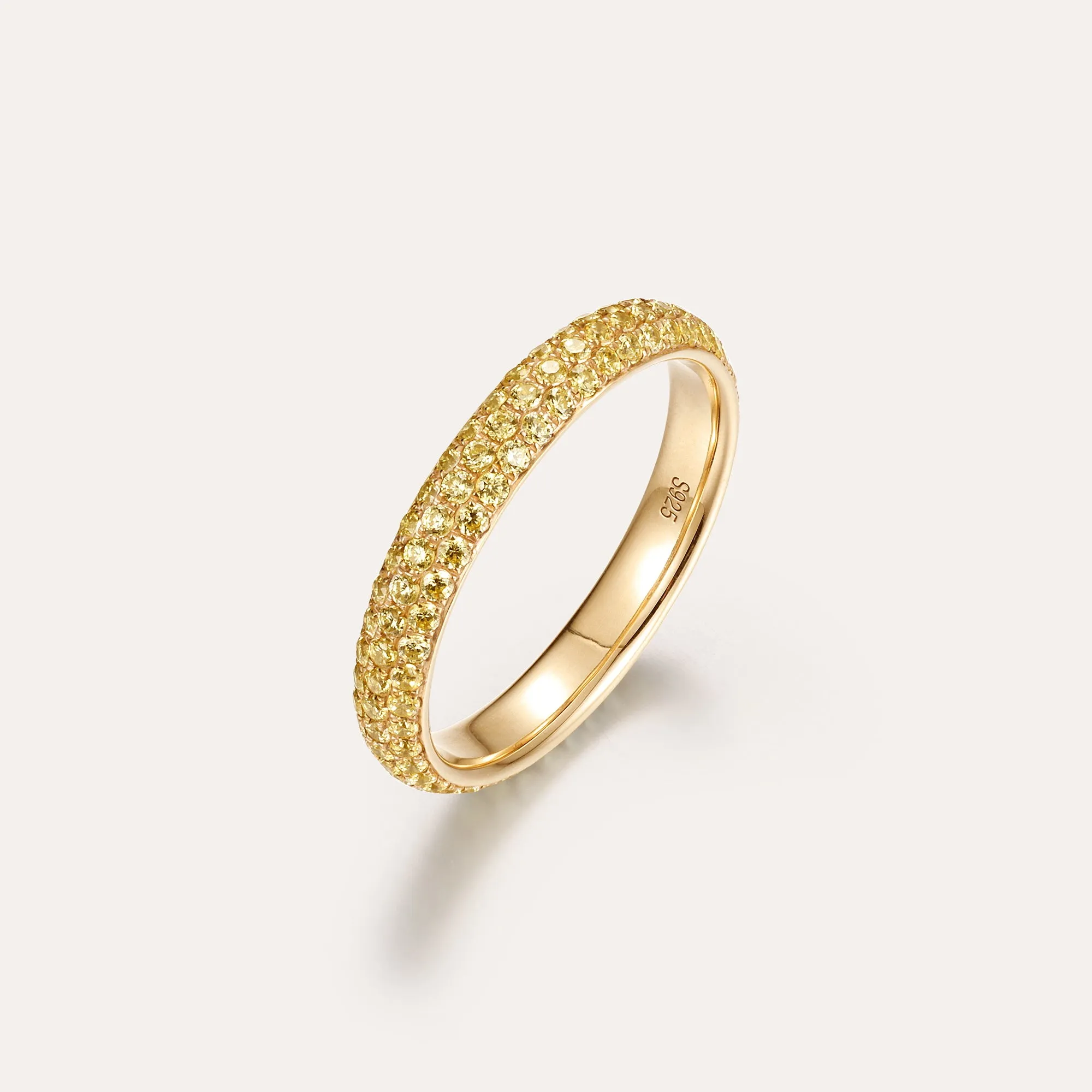 Classic Dual Row Diamond Eternity Ring sold by Pascal Design Official product image thumbnail 3