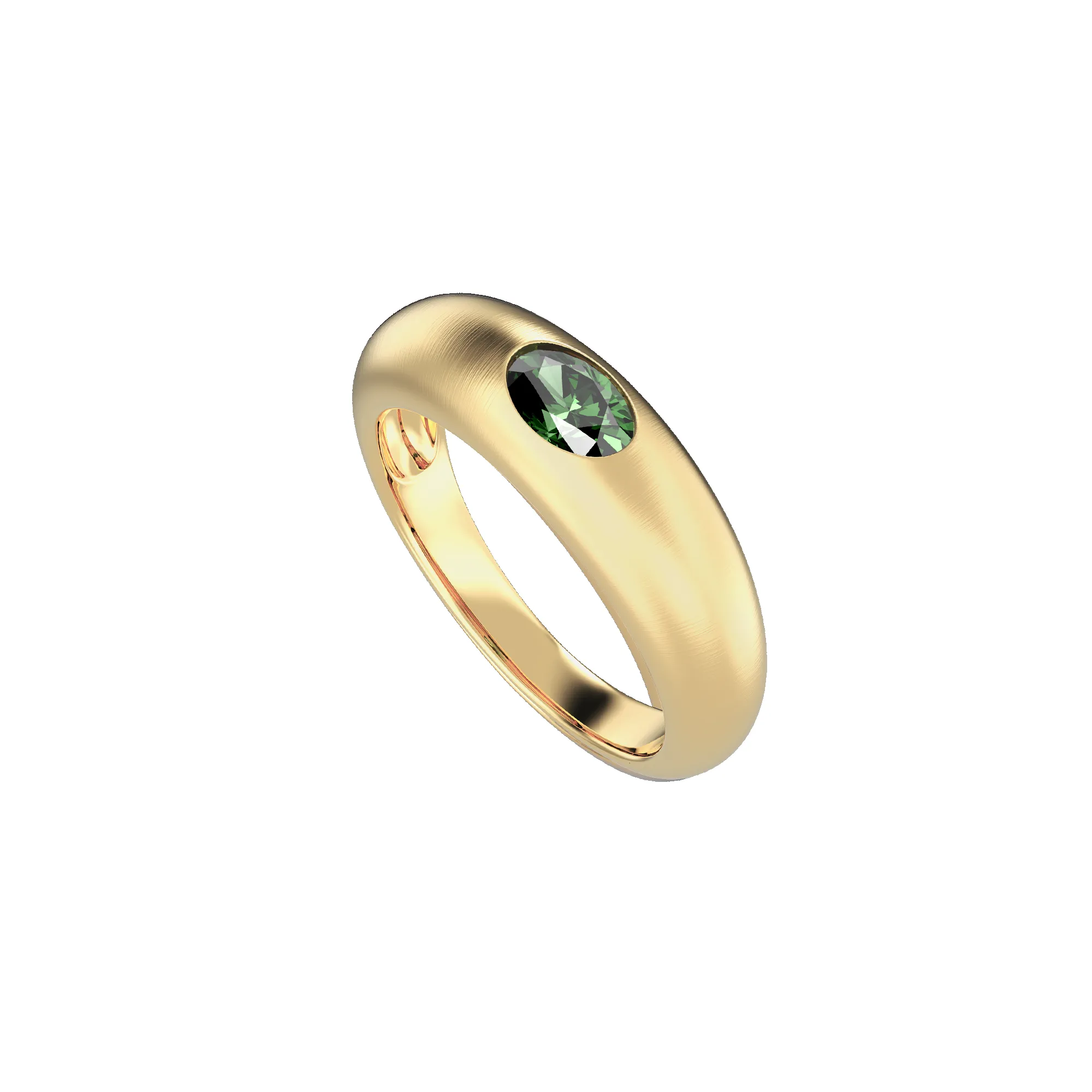 Solitaire Oval Cut Gemstone Promise Ring sold by Pascal Design Official product image thumbnail 2