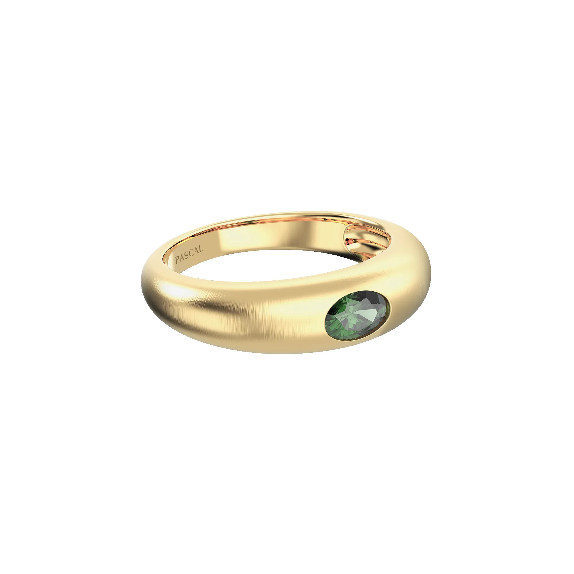 Solitaire Oval Cut Gemstone Promise Ring sold by Pascal Design Official product image thumbnail 4