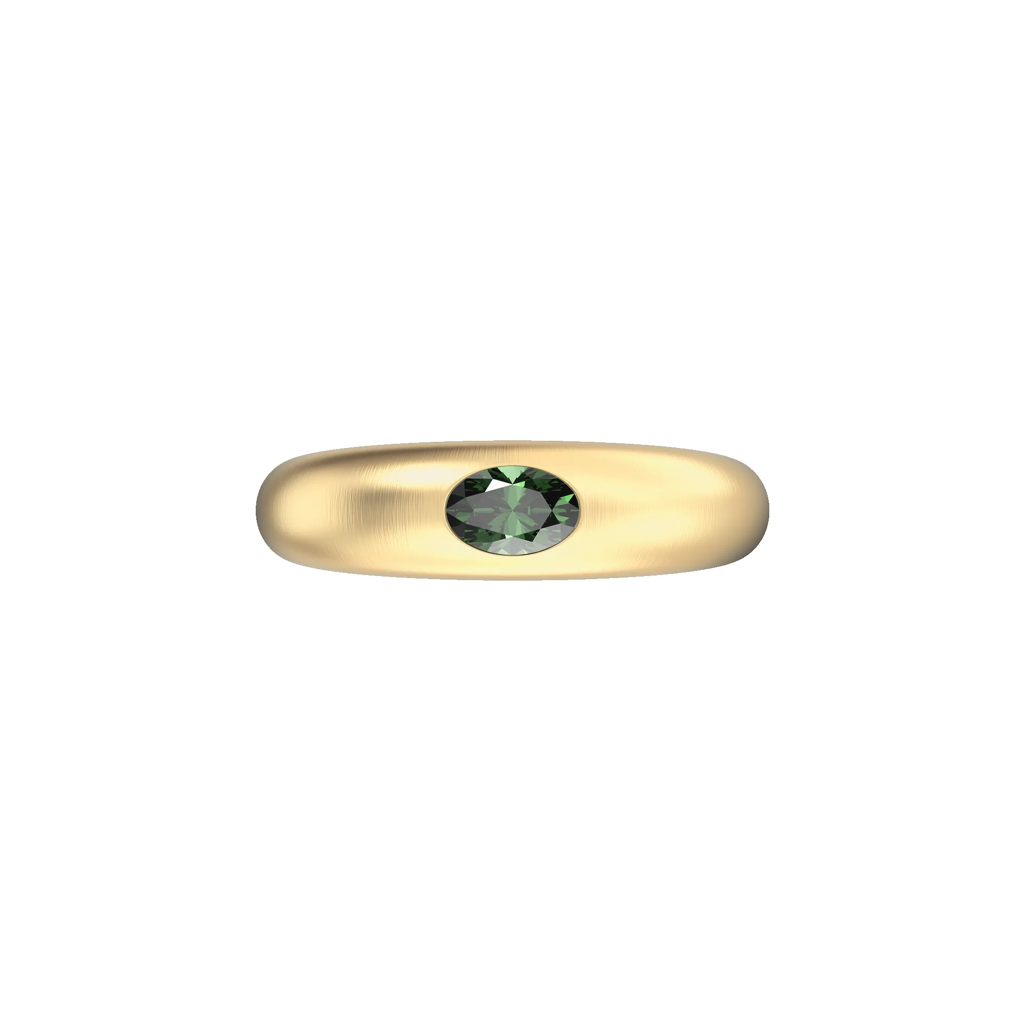 Solitaire Oval Cut Gemstone Promise Ring sold by Pascal Design Official product image thumbnail 3
