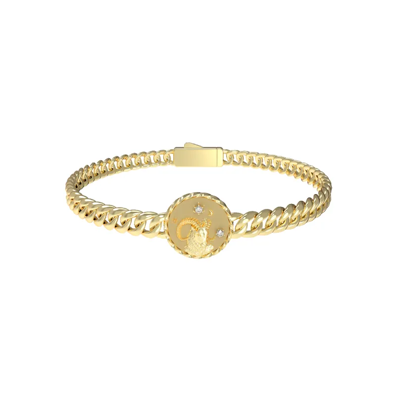 Aries Amulet Cuban Bracelet sold by Pascal Design Official