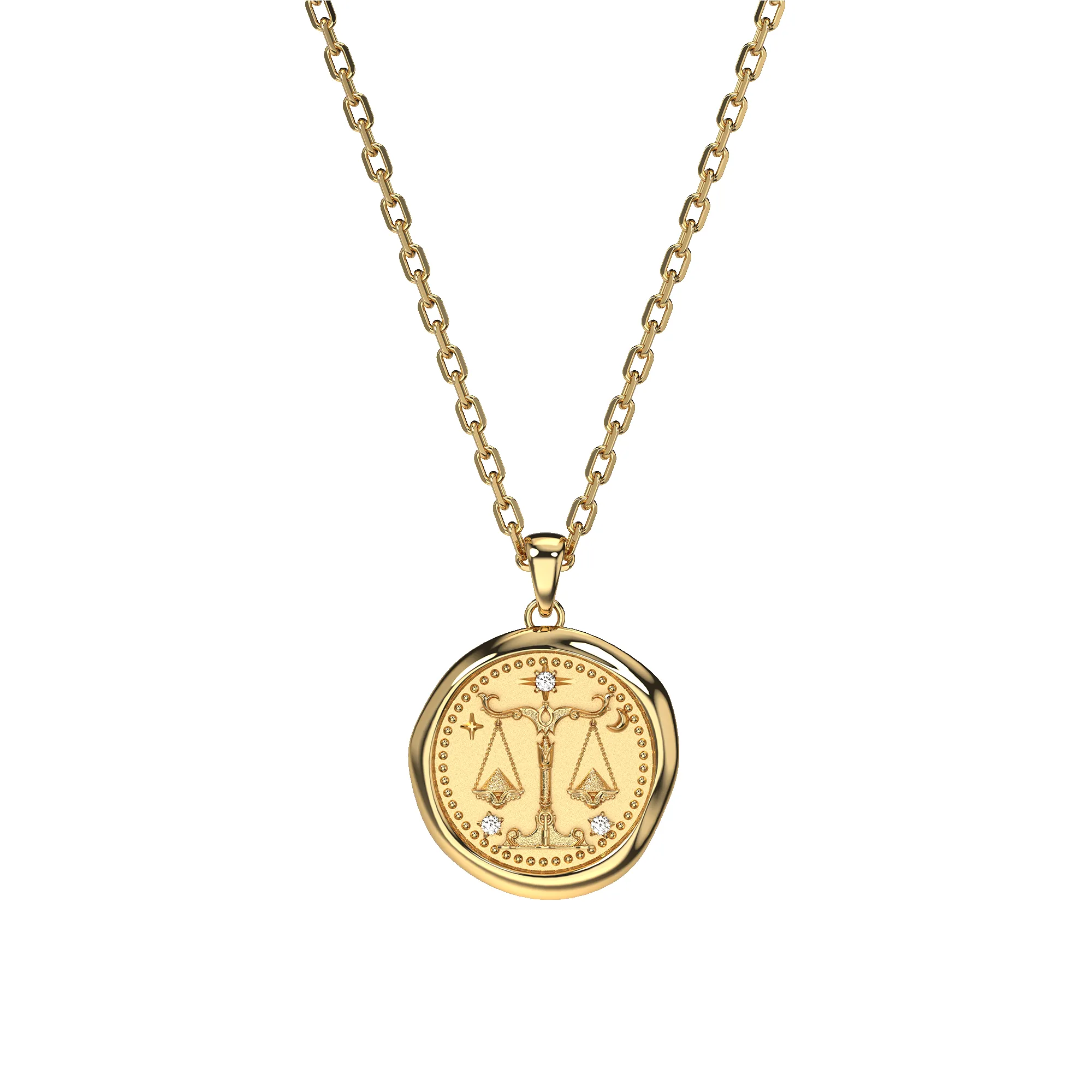 AstroSeal Libra Diamond Necklace sold by Pascal Design Official