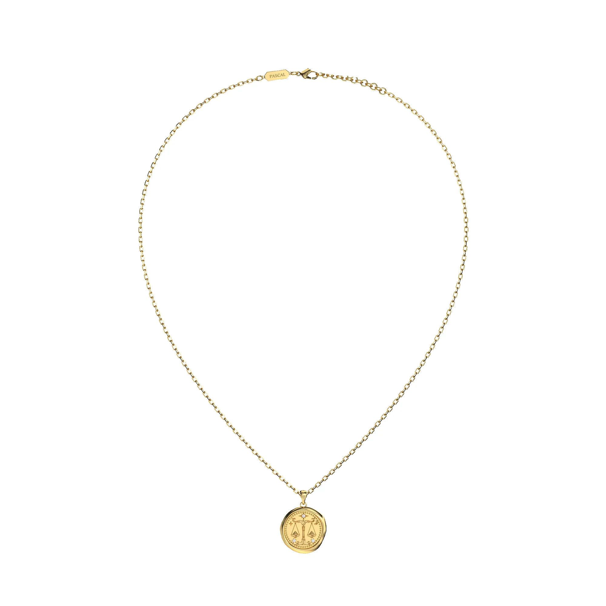AstroSeal Libra Diamond Necklace sold by Pascal Design Official product image thumbnail 4
