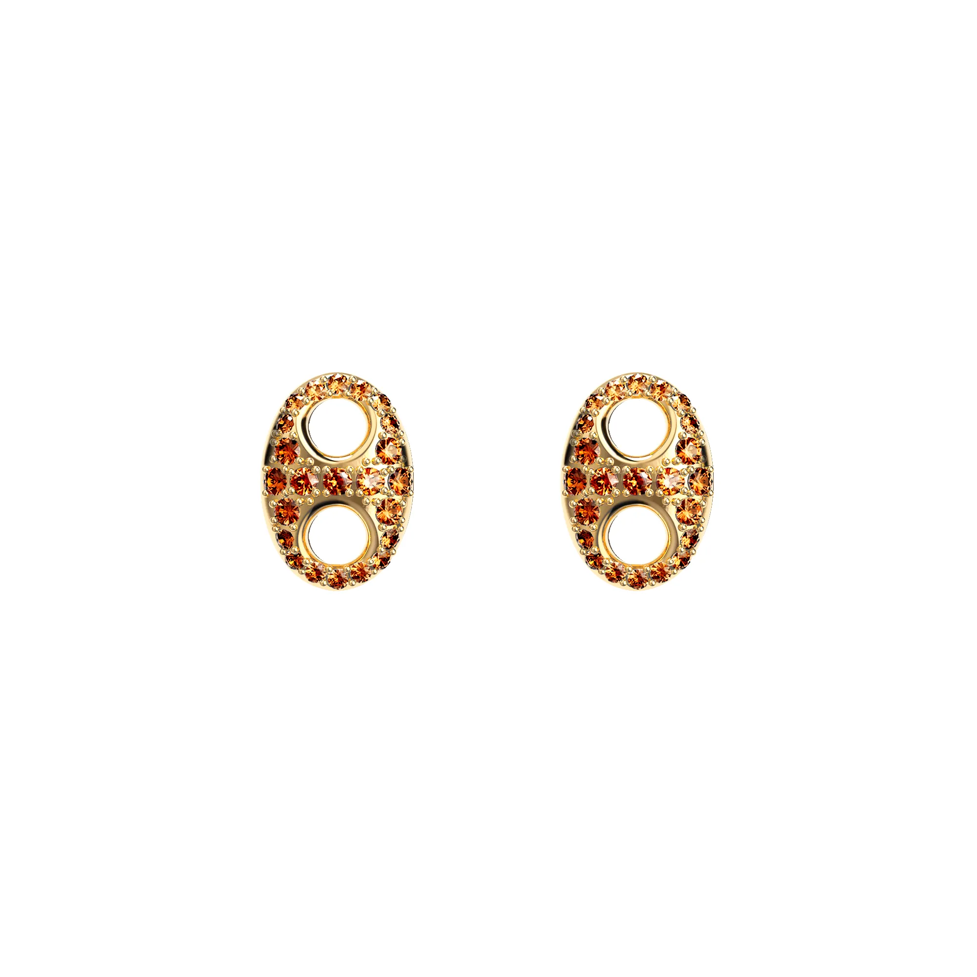 'Horsebit' Gemstone Stud Earirngs sold by Pascal Design Official product image thumbnail 2