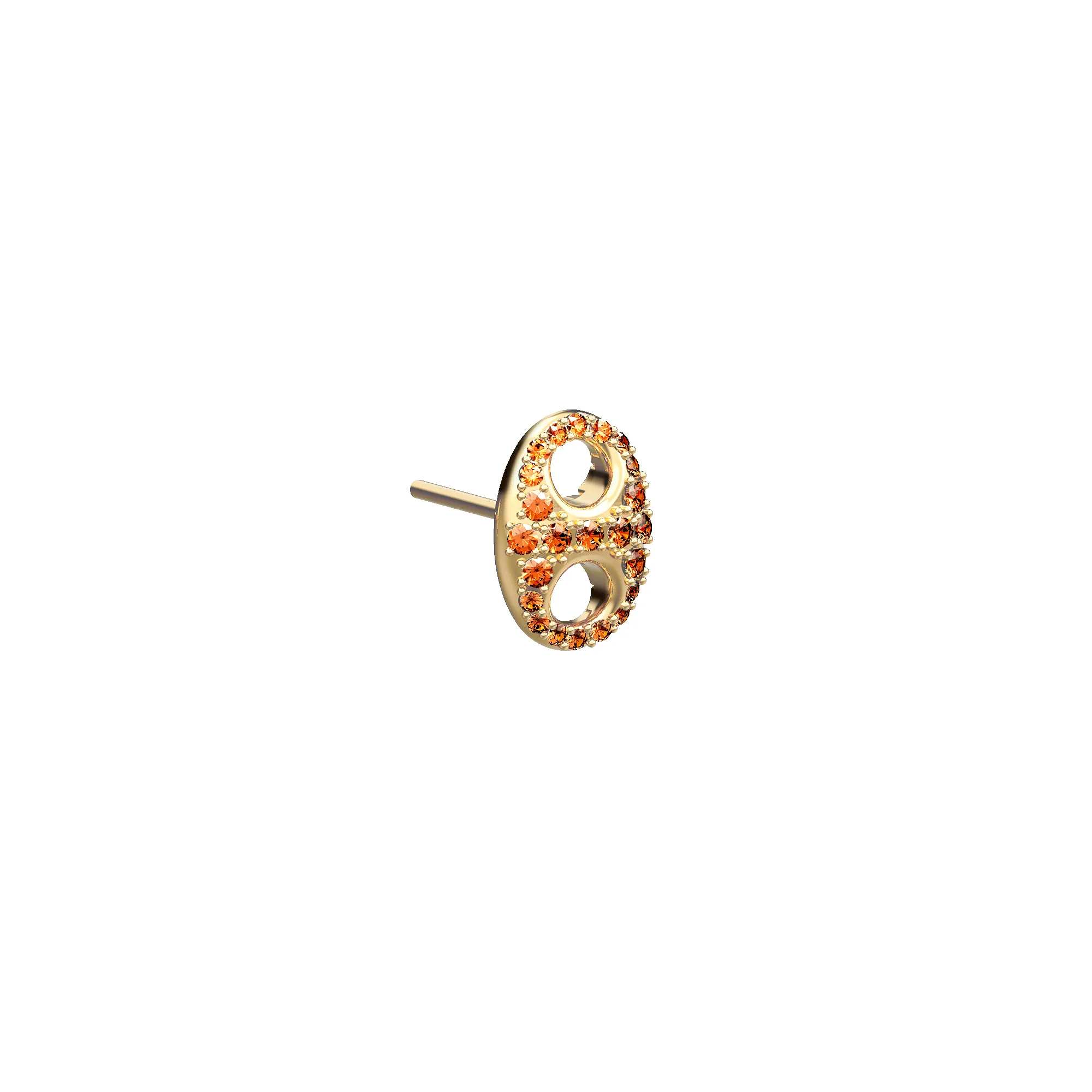 'Horsebit' Gemstone Stud Earirngs sold by Pascal Design Official product image thumbnail 3