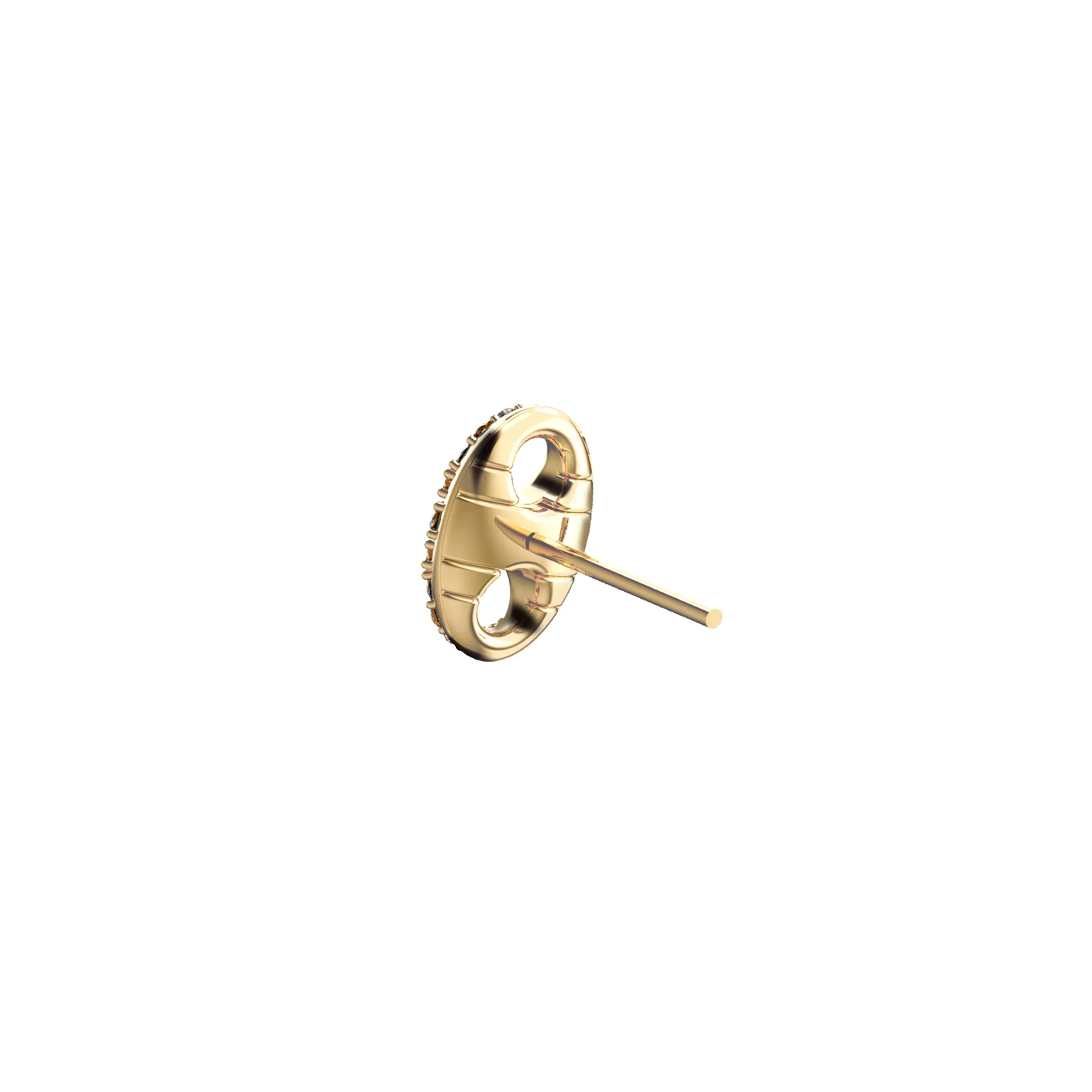 'Horsebit' Gemstone Stud Earirngs sold by Pascal Design Official product image thumbnail 4