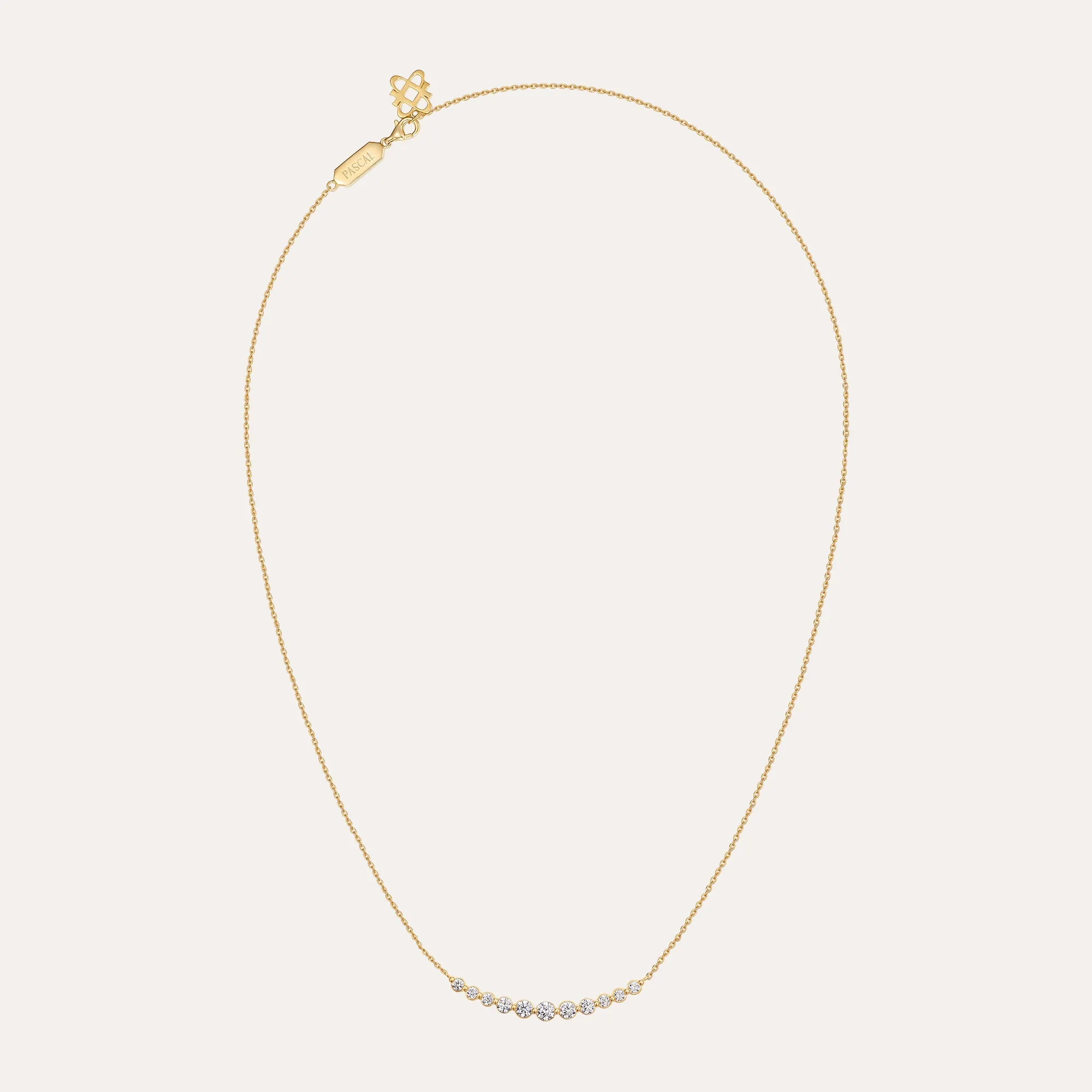 Everyday Gradation Diamond Necklace sold by Pascal Design Official product image thumbnail 2