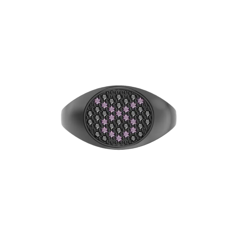 Mèlange Taurus Diamond Pinky Ring sold by Pascal Design Official