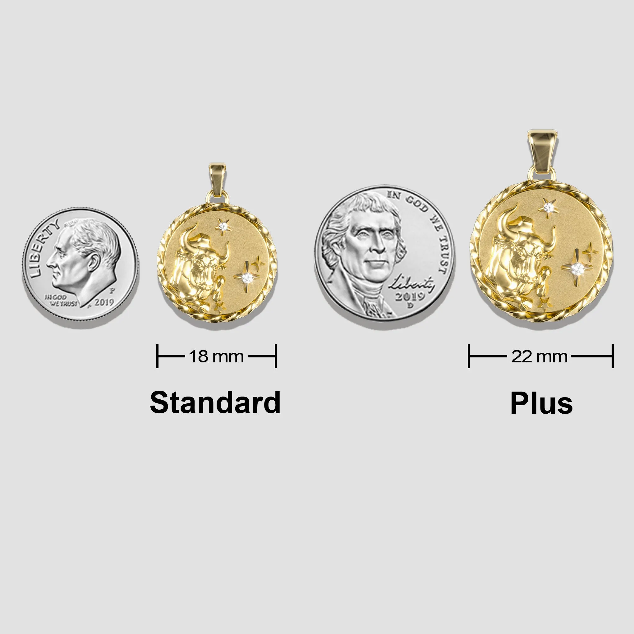 Taurus Amulet Pendant sold by Pascal Design Official product image thumbnail 4