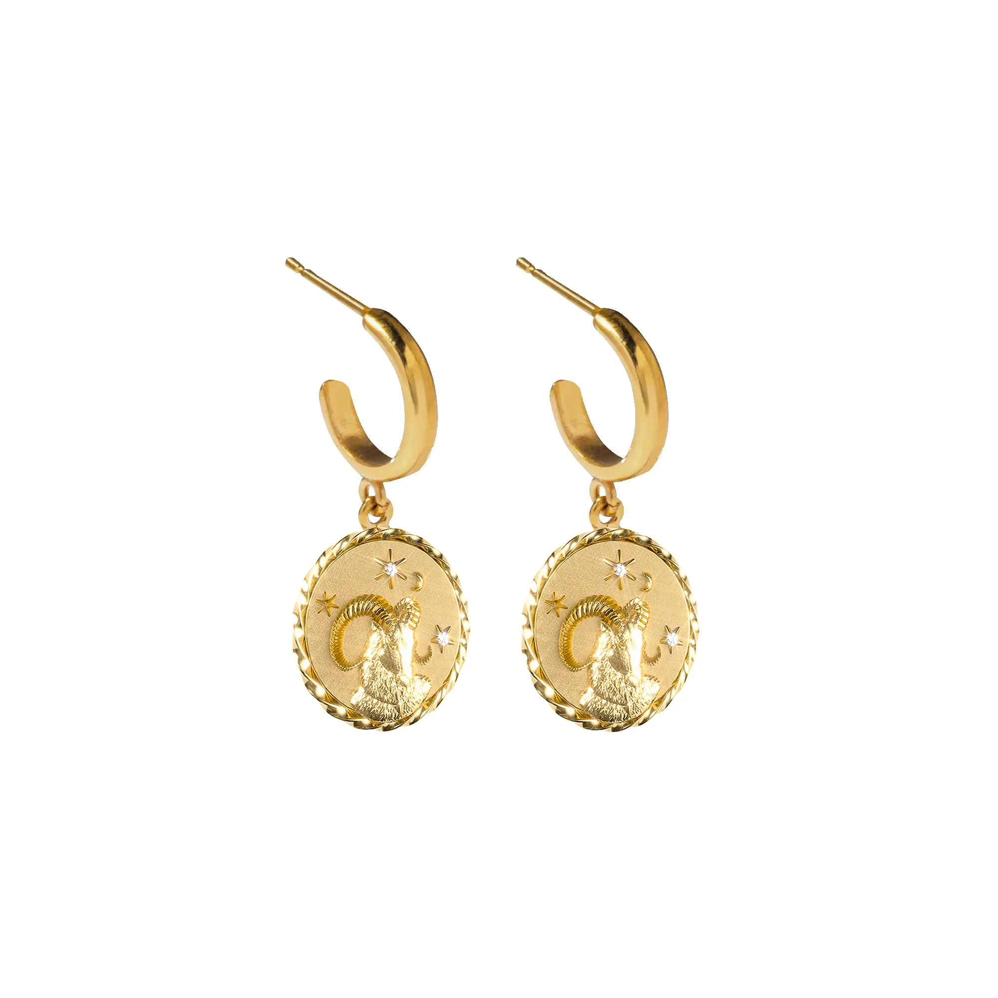 Aries Amulet Earrings sold by Pascal Design Official