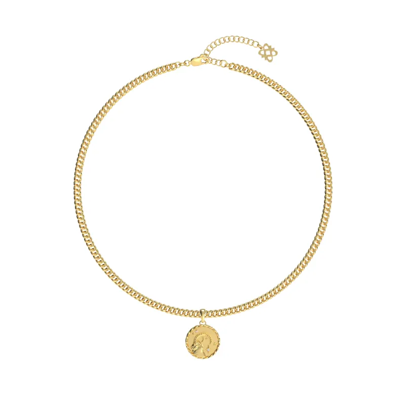 Capricorn Amulet Cuban Necklace sold by Pascal Design Official