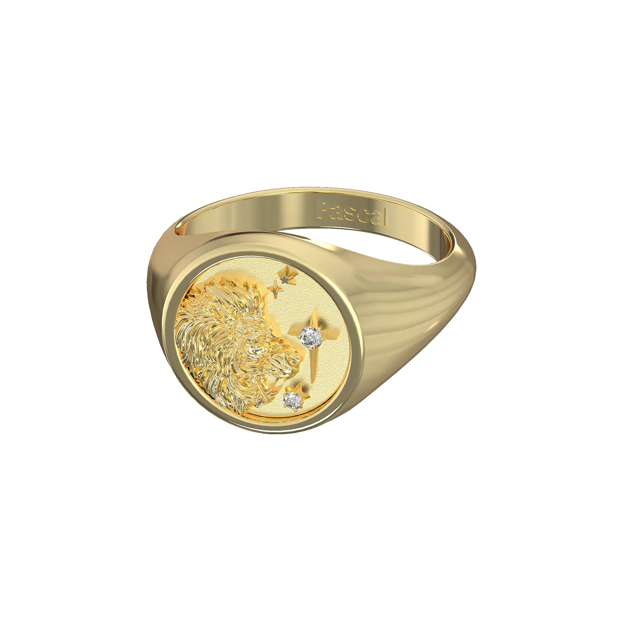Leo Small Signet Ring sold by Pascal Design Official product image thumbnail 5
