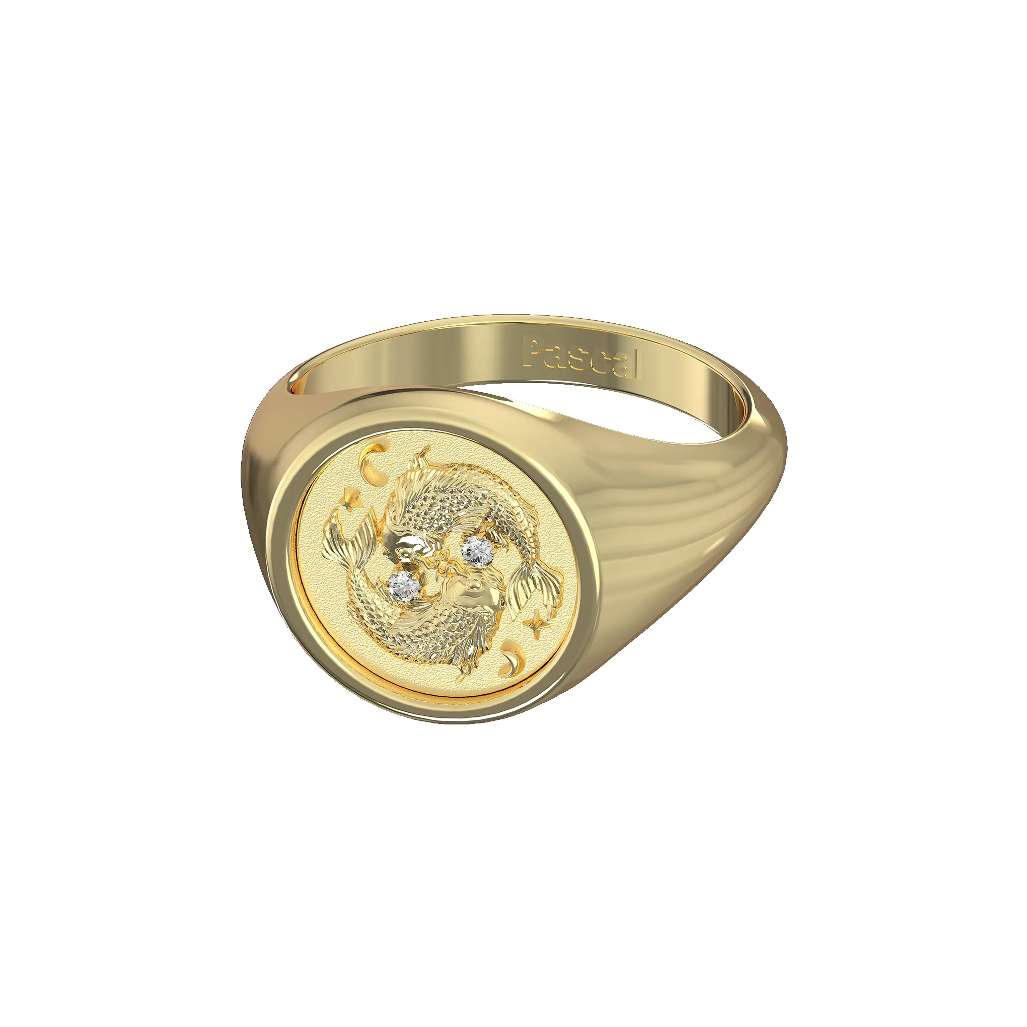 Pisces Small Signet Ring sold by Pascal Design Official product image thumbnail 4