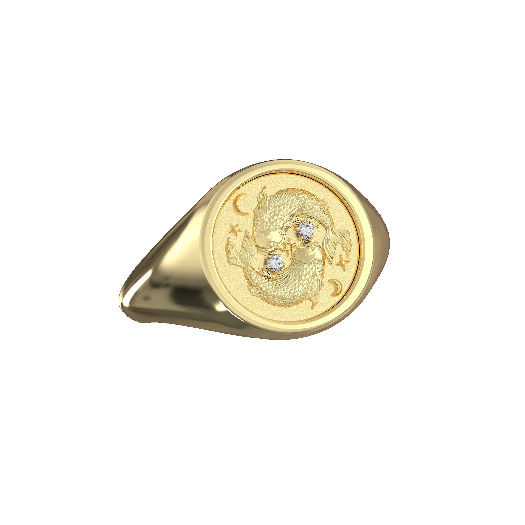 Pisces Small Signet Ring sold by Pascal Design Official product image thumbnail 5