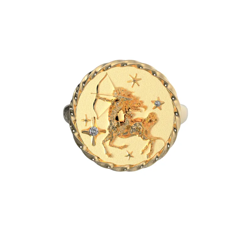 Sagittarius Signet Ring sold by Pascal Design Official