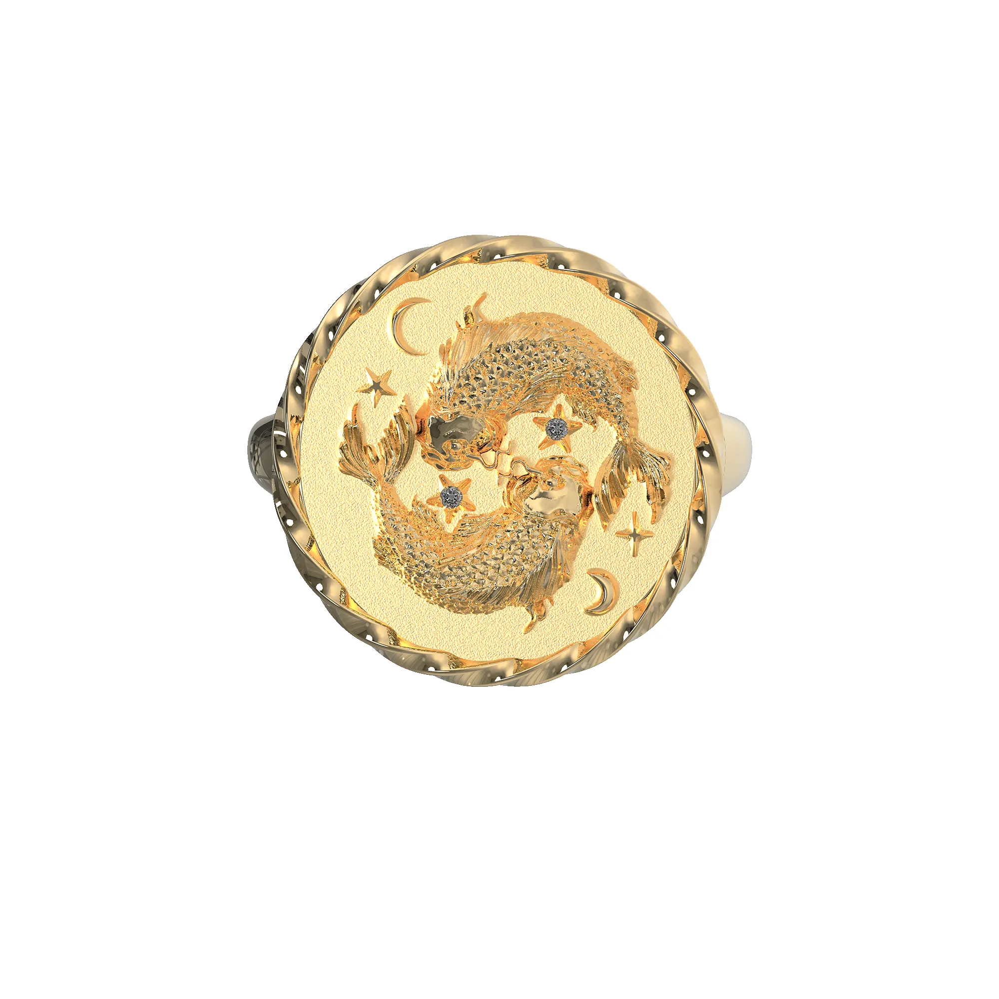 Pisces Signet Ring sold by Pascal Design Official