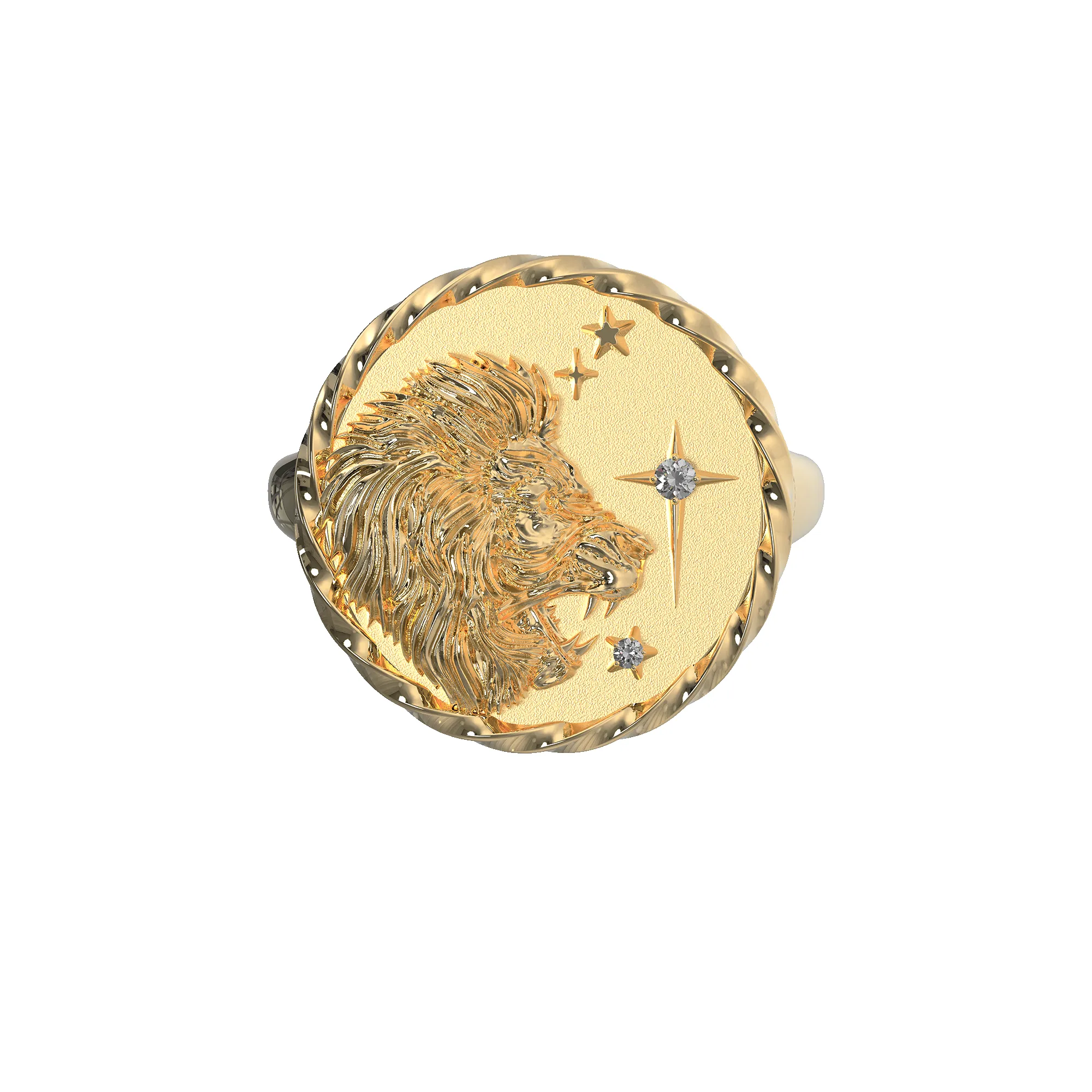Leo Signet Ring sold by Pascal Design Official