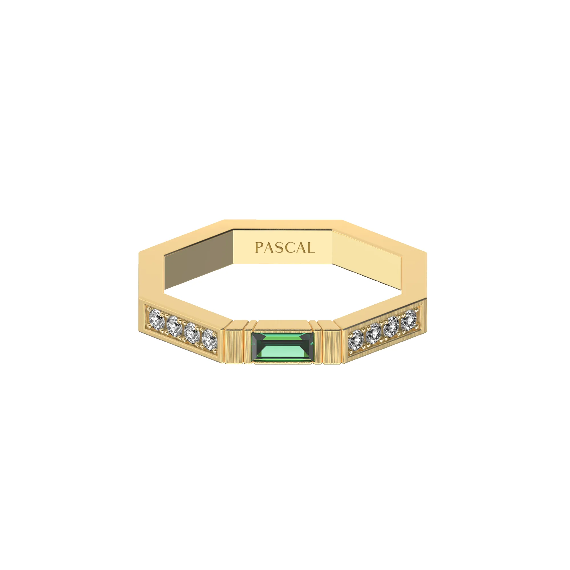 'Eternity' Octagon Diamond Band Ring sold by Pascal Design Official