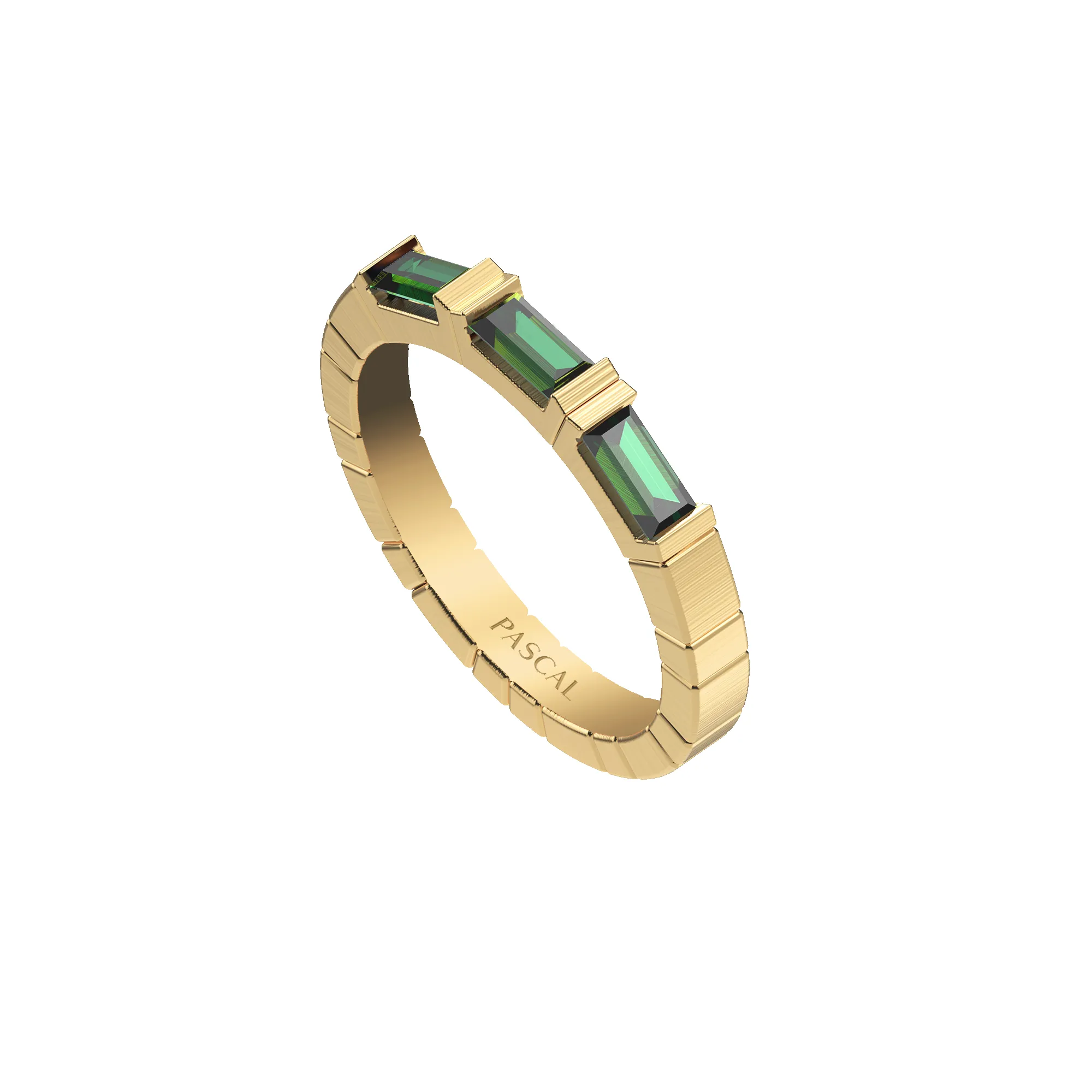 'Eternity' Baguette Gemstone Band Ring sold by Pascal Design Official product image thumbnail 2