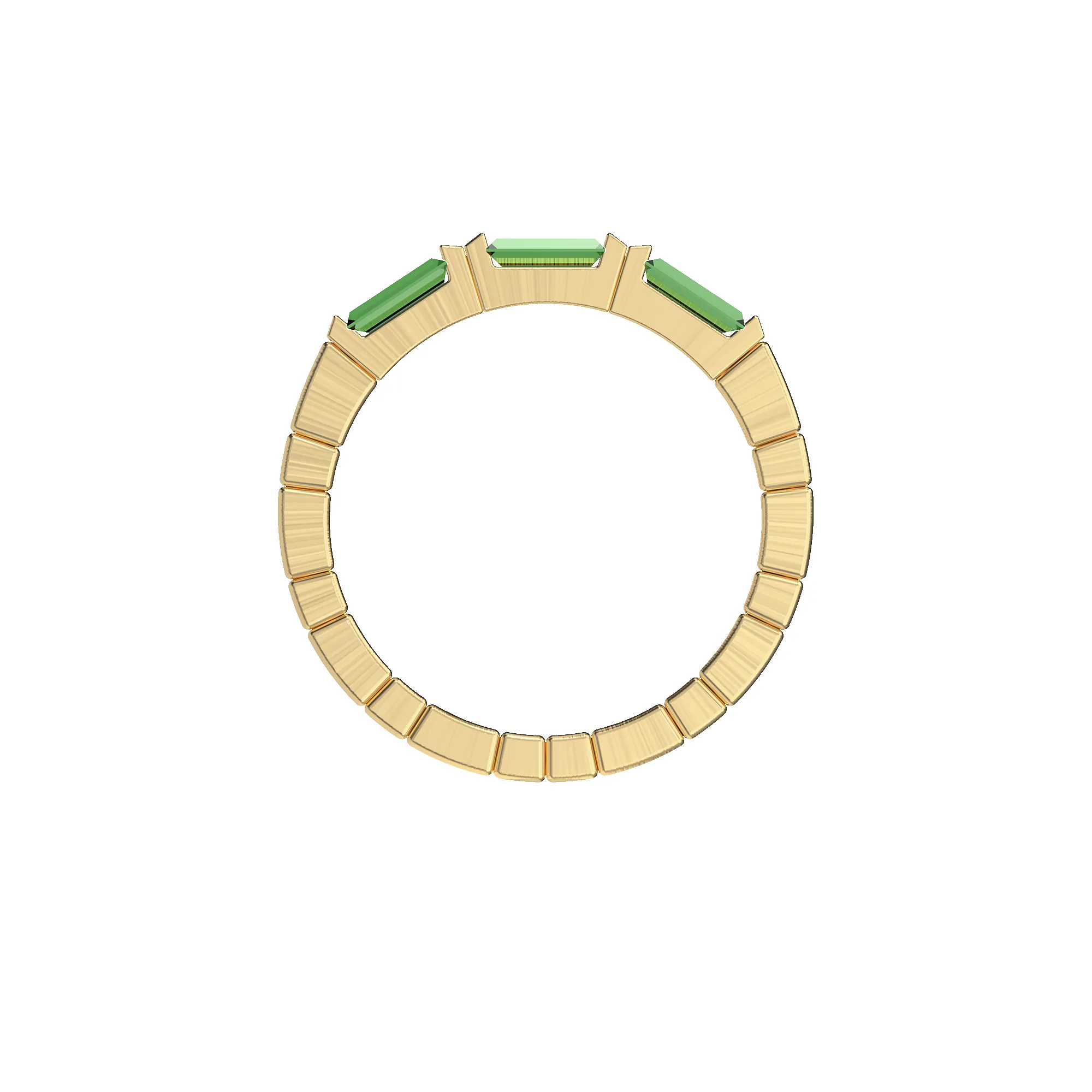 'Eternity' Baguette Gemstone Band Ring sold by Pascal Design Official product image thumbnail 4