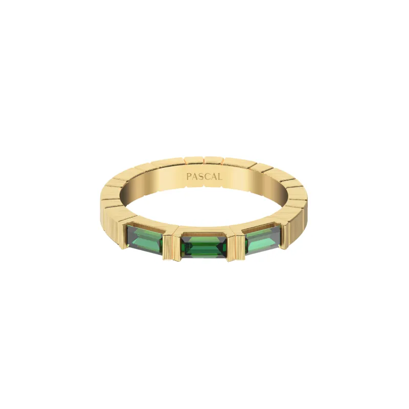 'Eternity' Baguette Gemstone Band Ring sold by Pascal Design Official