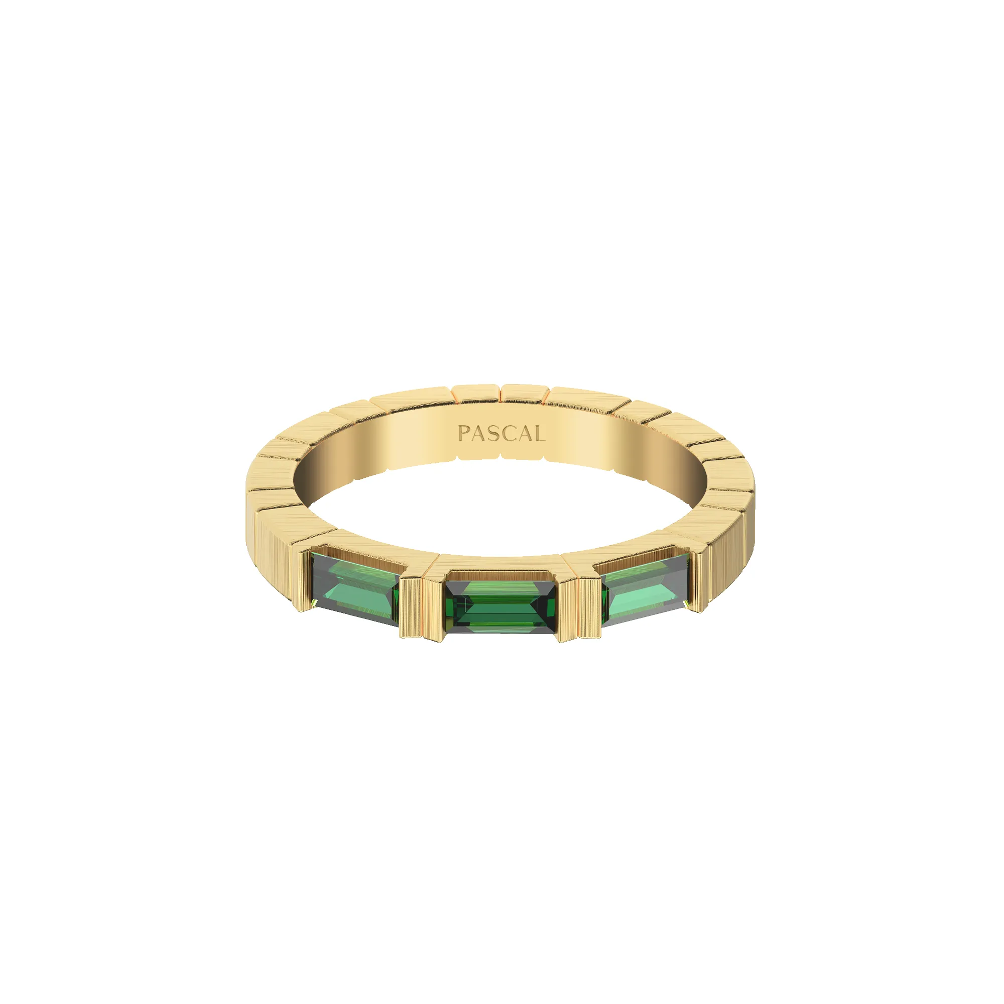 'Eternity' Baguette Gemstone Band Ring sold by Pascal Design Official