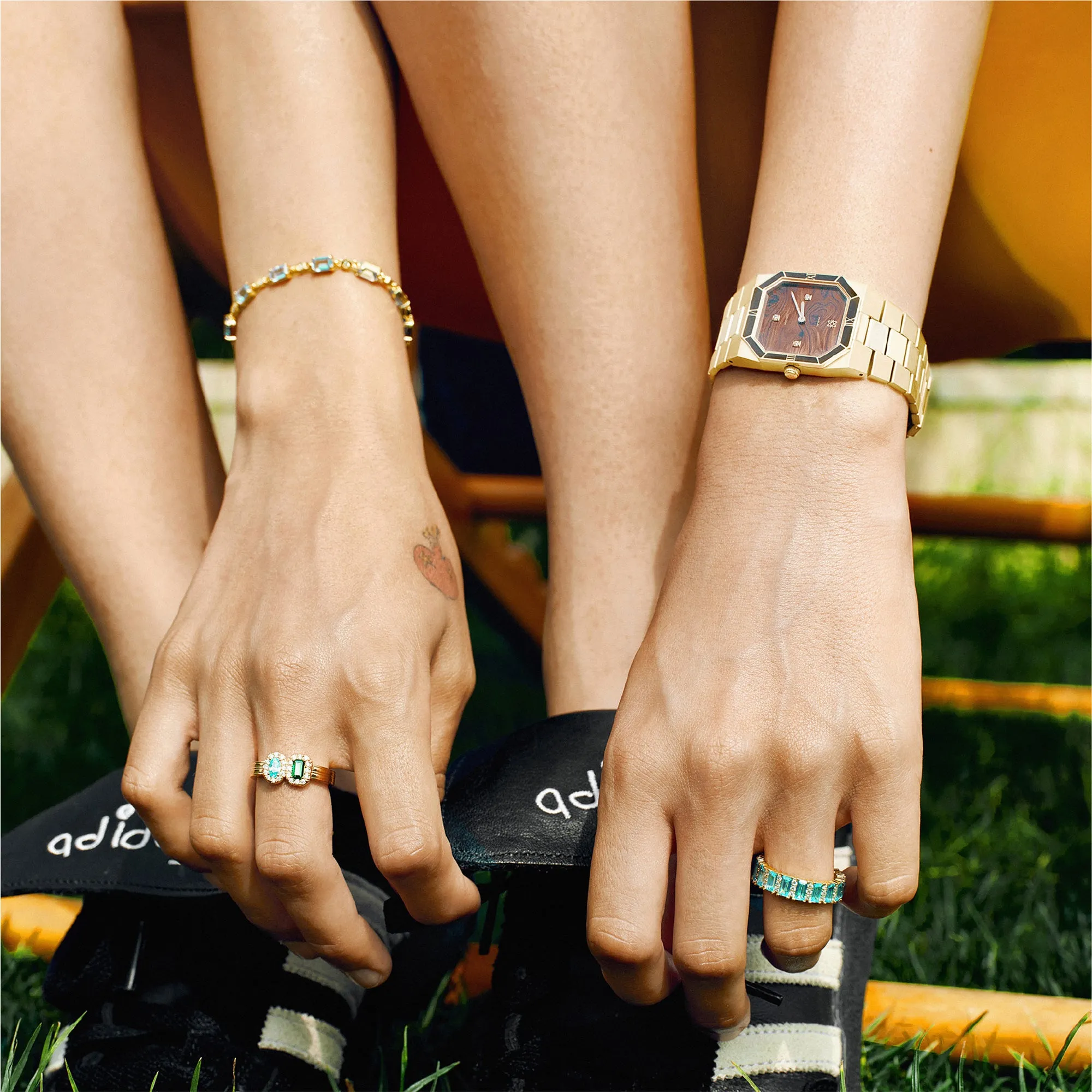 Octagonal Enamel Diamond Watch Gift Set sold by Pascal Design Official product image thumbnail 5