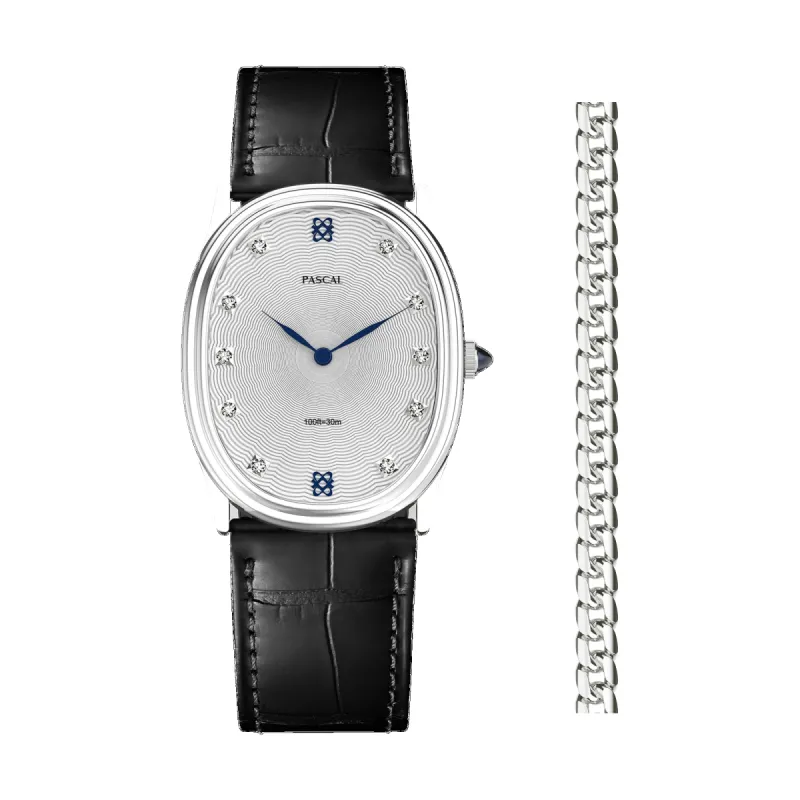 Oval Orbit Diamond Watch Gift Set sold by Pascal Design Official