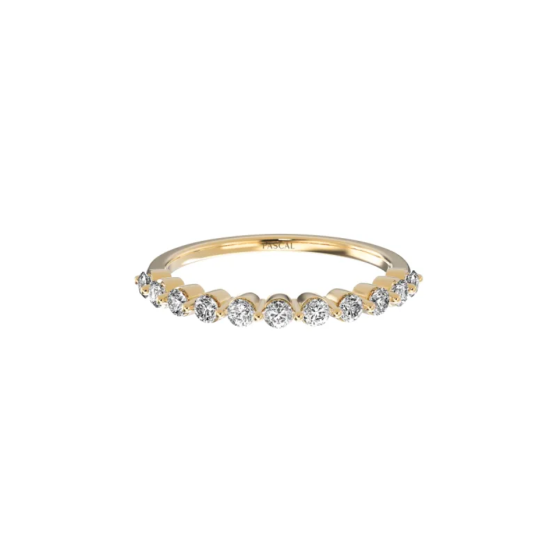 Round Diamond Half Eternity Ring sold by Pascal Design Official