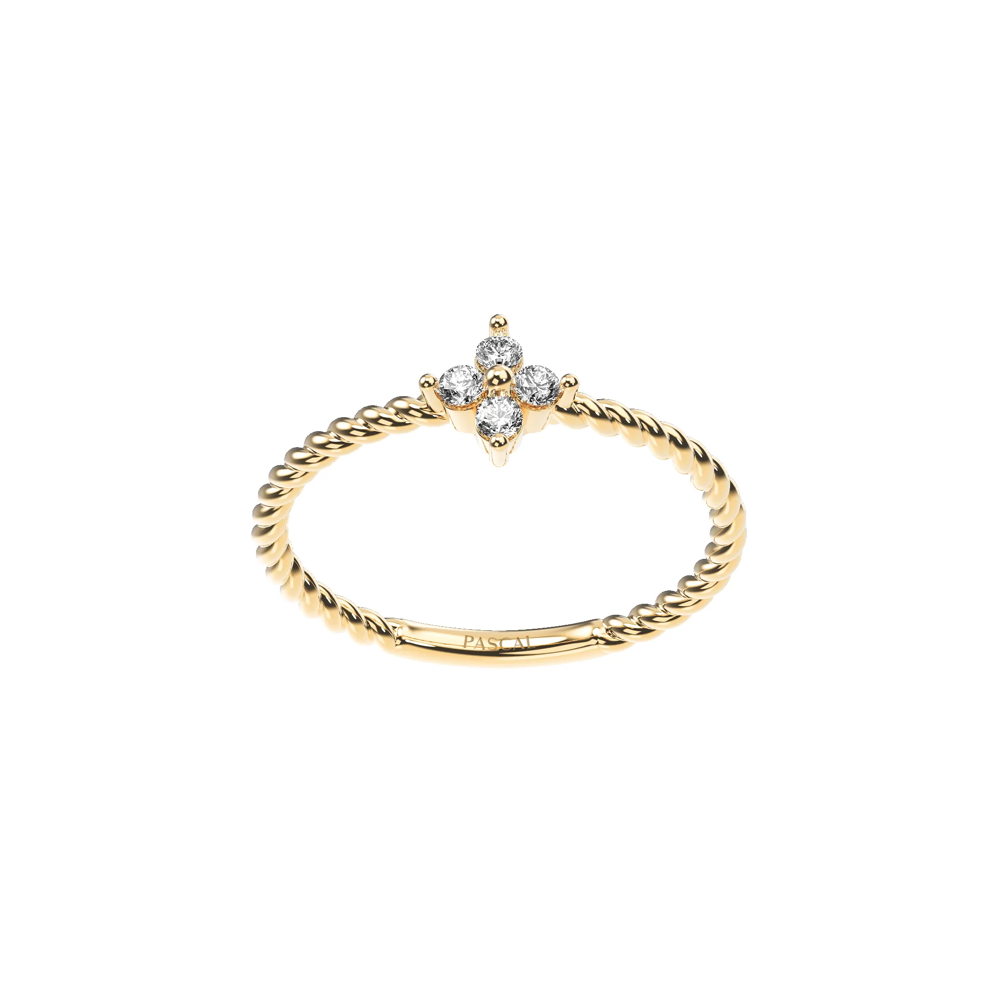 Lucky Clover Diamond Ring sold by Pascal Design Official product image thumbnail 4