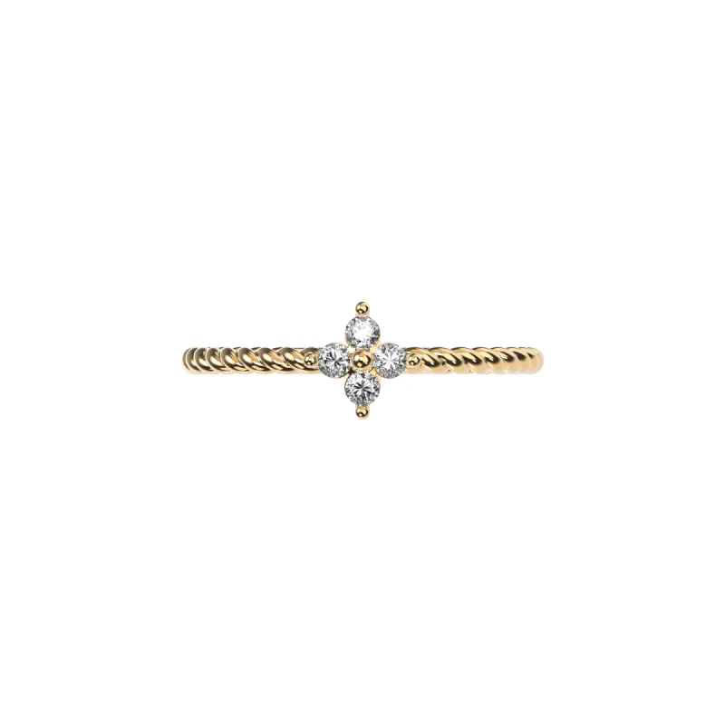 Lucky Clover Diamond Ring sold by Pascal Design Official