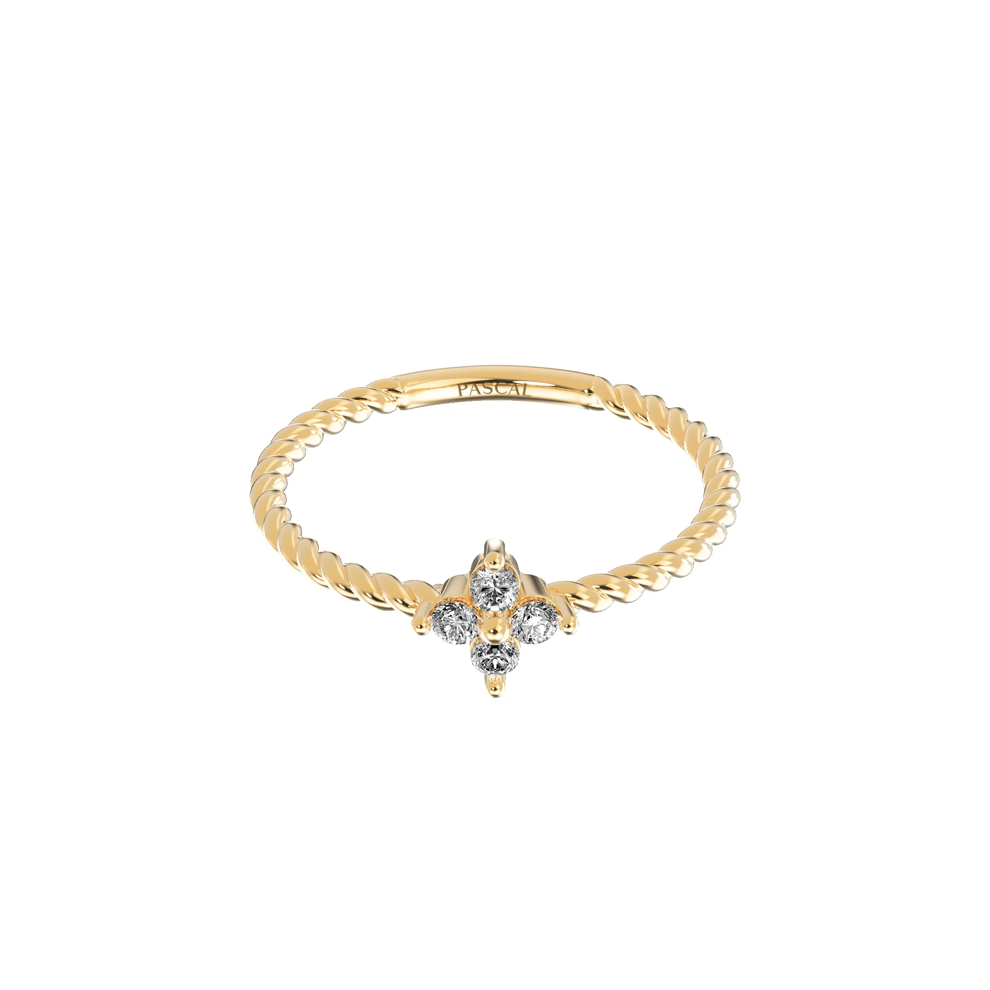 Lucky Clover Diamond Ring sold by Pascal Design Official product image thumbnail 3