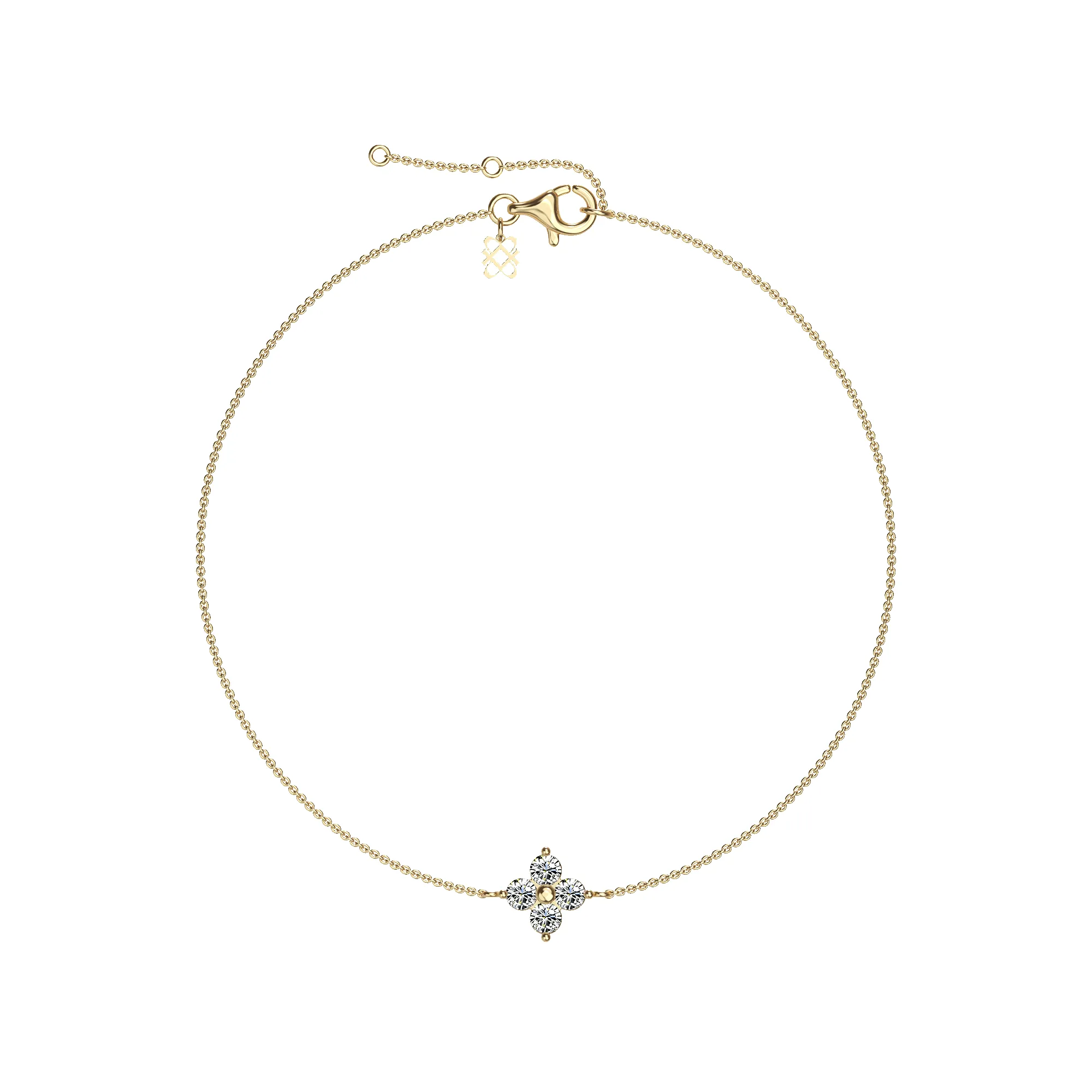 Lucky Clover Diamond Bracelet sold by Pascal Design Official