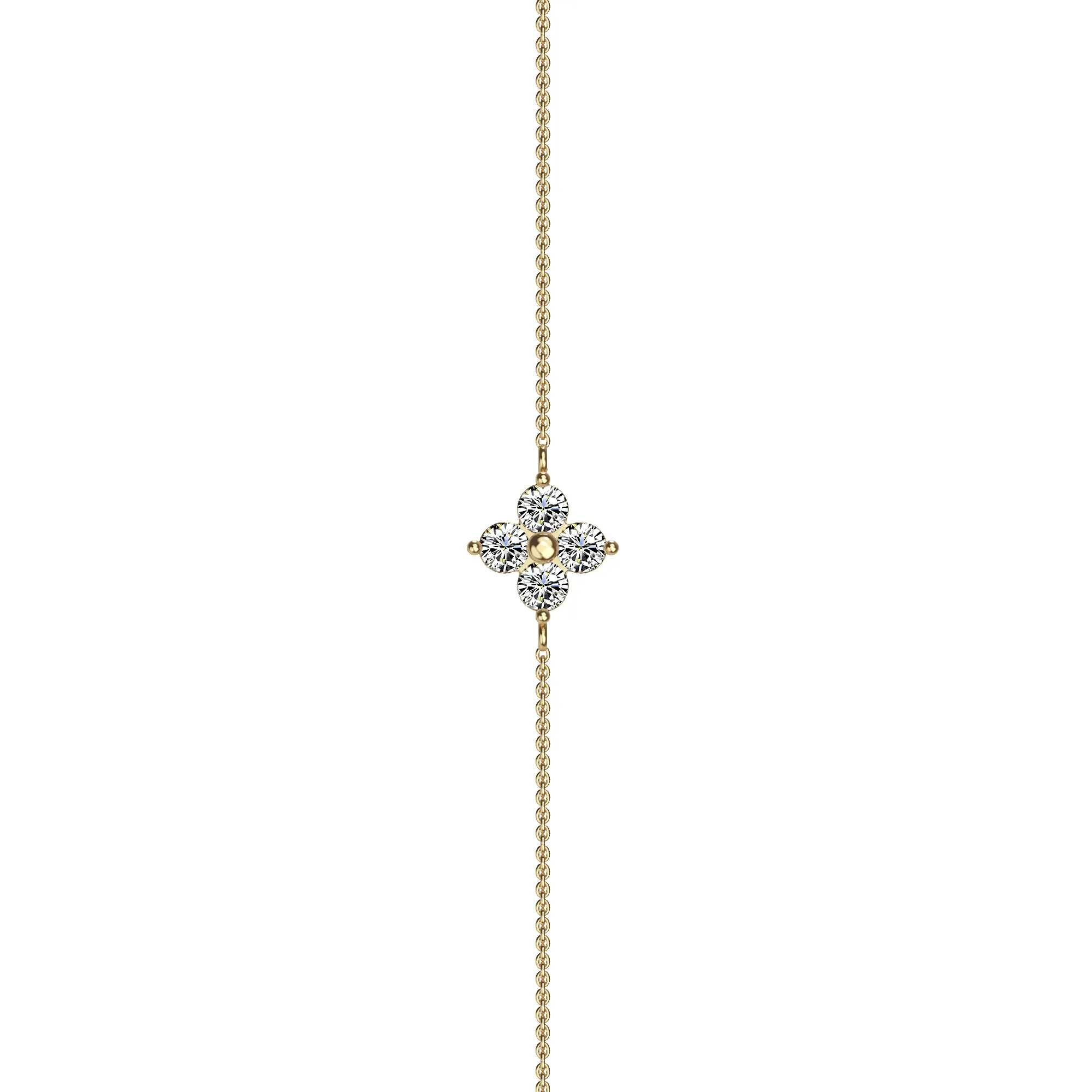 Lucky Clover Diamond Bracelet sold by Pascal Design Official product image thumbnail 4