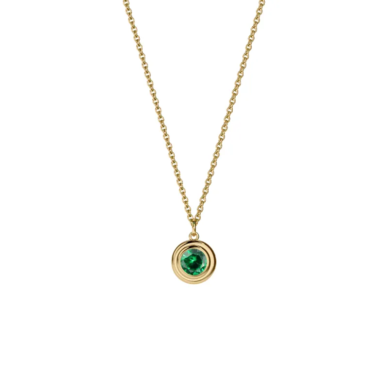 Minimalist Bezel Gemstone Necklace sold by Pascal Design Official