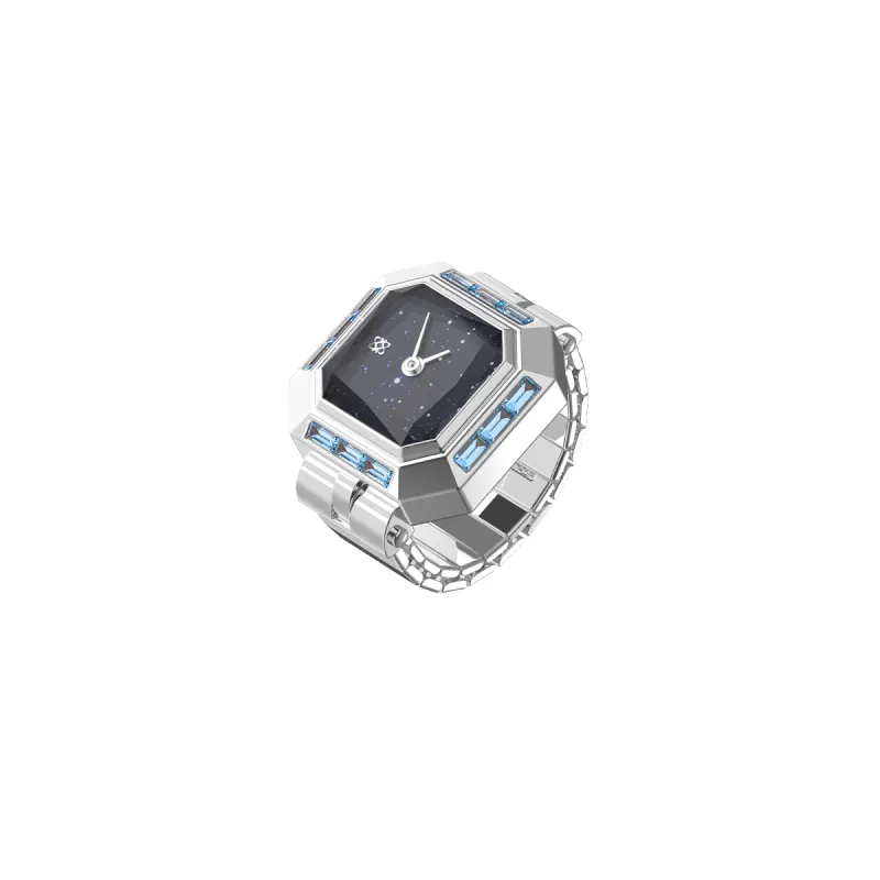 Sofia Prism Cocktail Watch Ring sold by Pascal Design Official