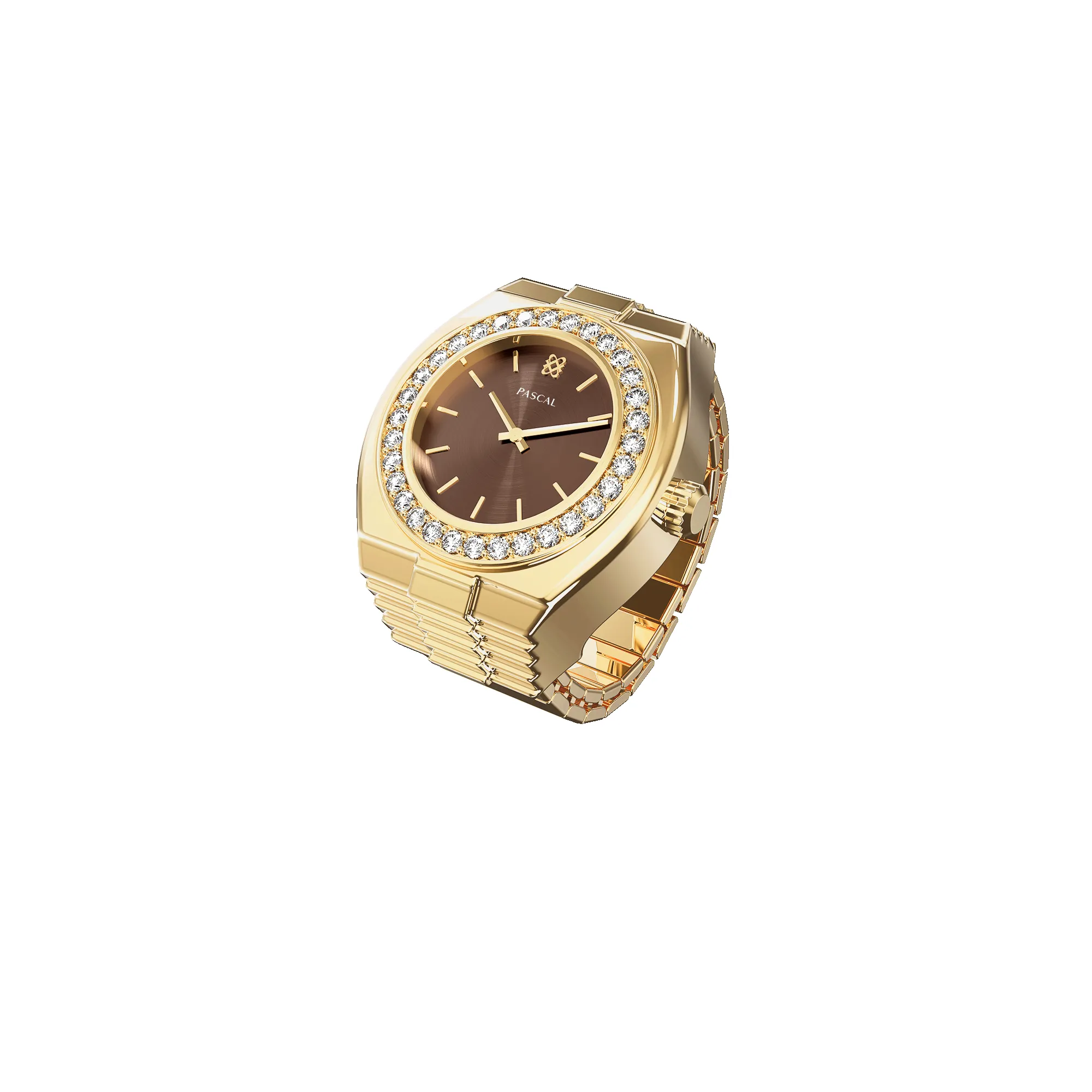 Luxe Classic Diamond Watch Ring sold by Pascal Design Official