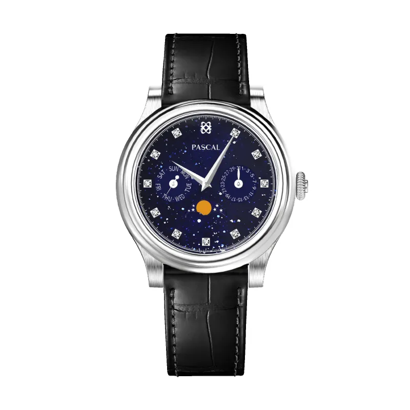 Navigator Diamond Moonphase Watch sold by Pascal Design Official