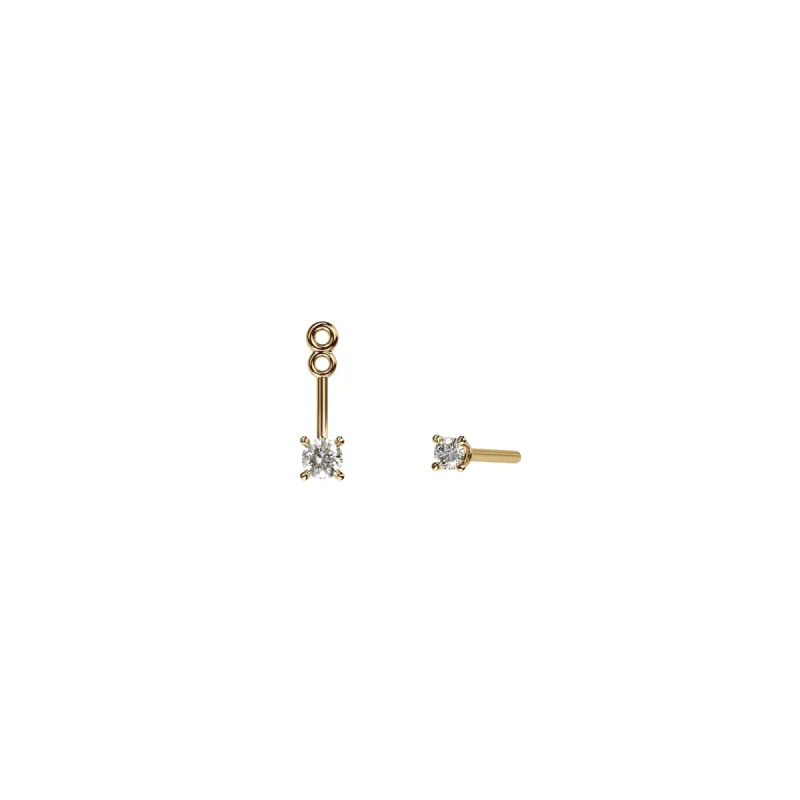 Minimalist Diamond Earring Jacket sold by Pascal Design Official