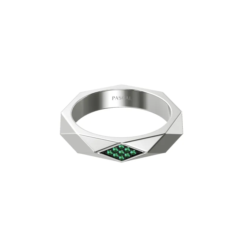 Multifaceted Argyle Gemstone Promise Ring sold by Pascal Design Official