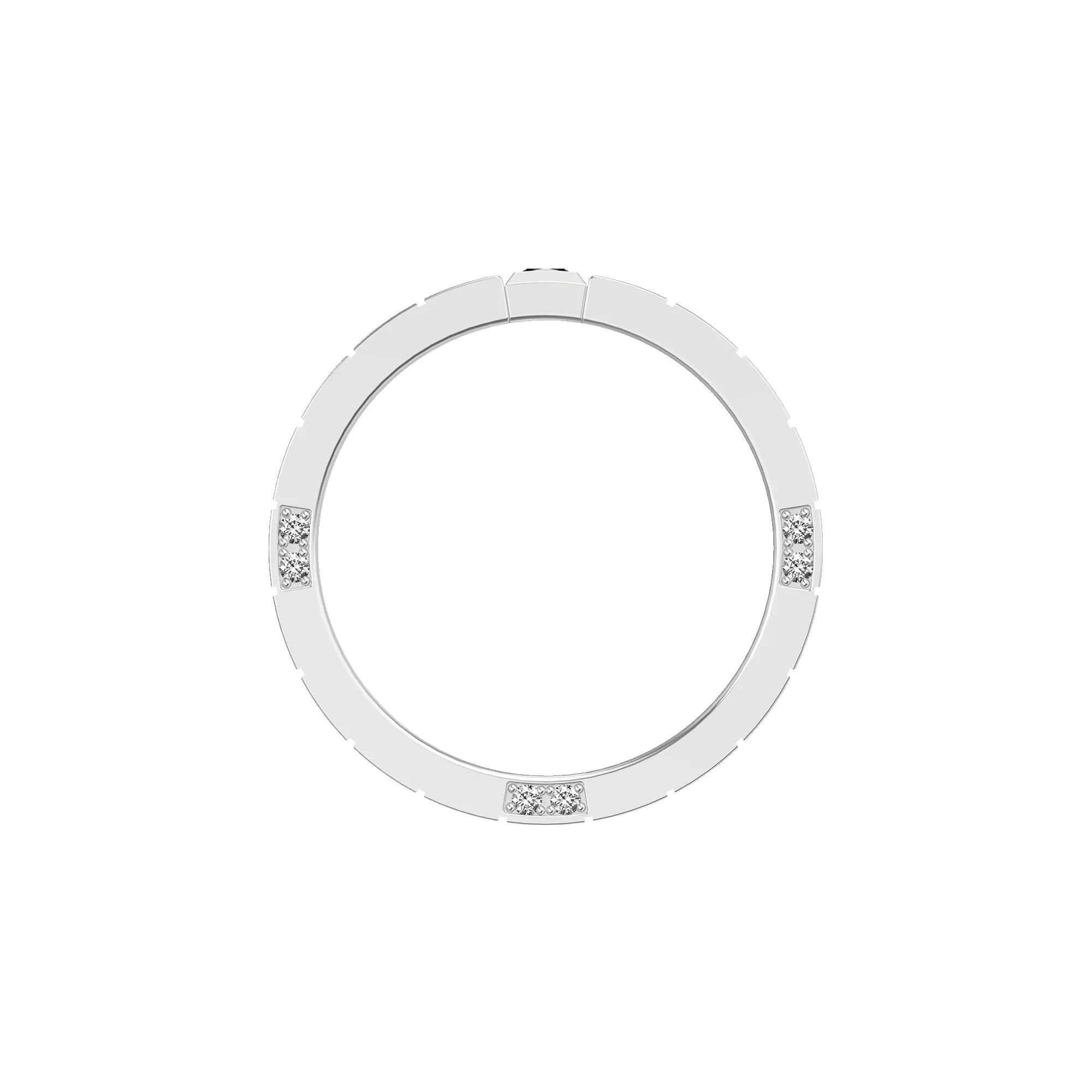 Classic Plaid Gemstone Promise Ring sold by Pascal Design Official product image thumbnail 4