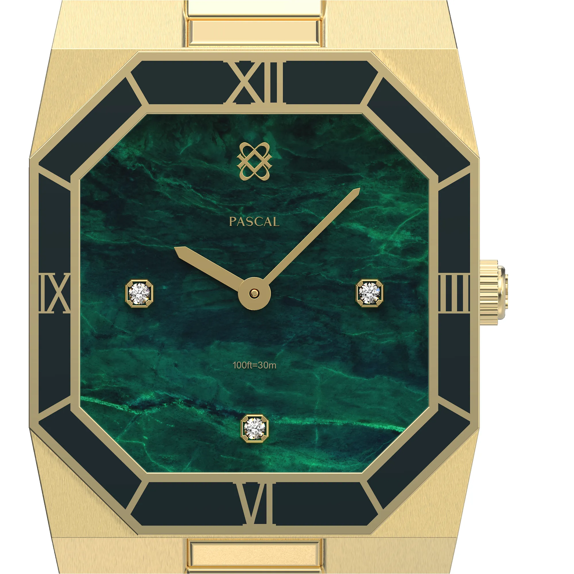 Octagonal Enamel Diamond Watch sold by Pascal Design Official product image thumbnail 5