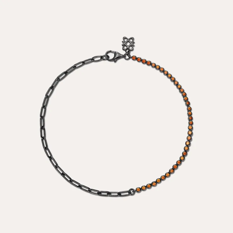 Fusion Gemstone Tennis Chain Bracelet sold by Pascal Design Official