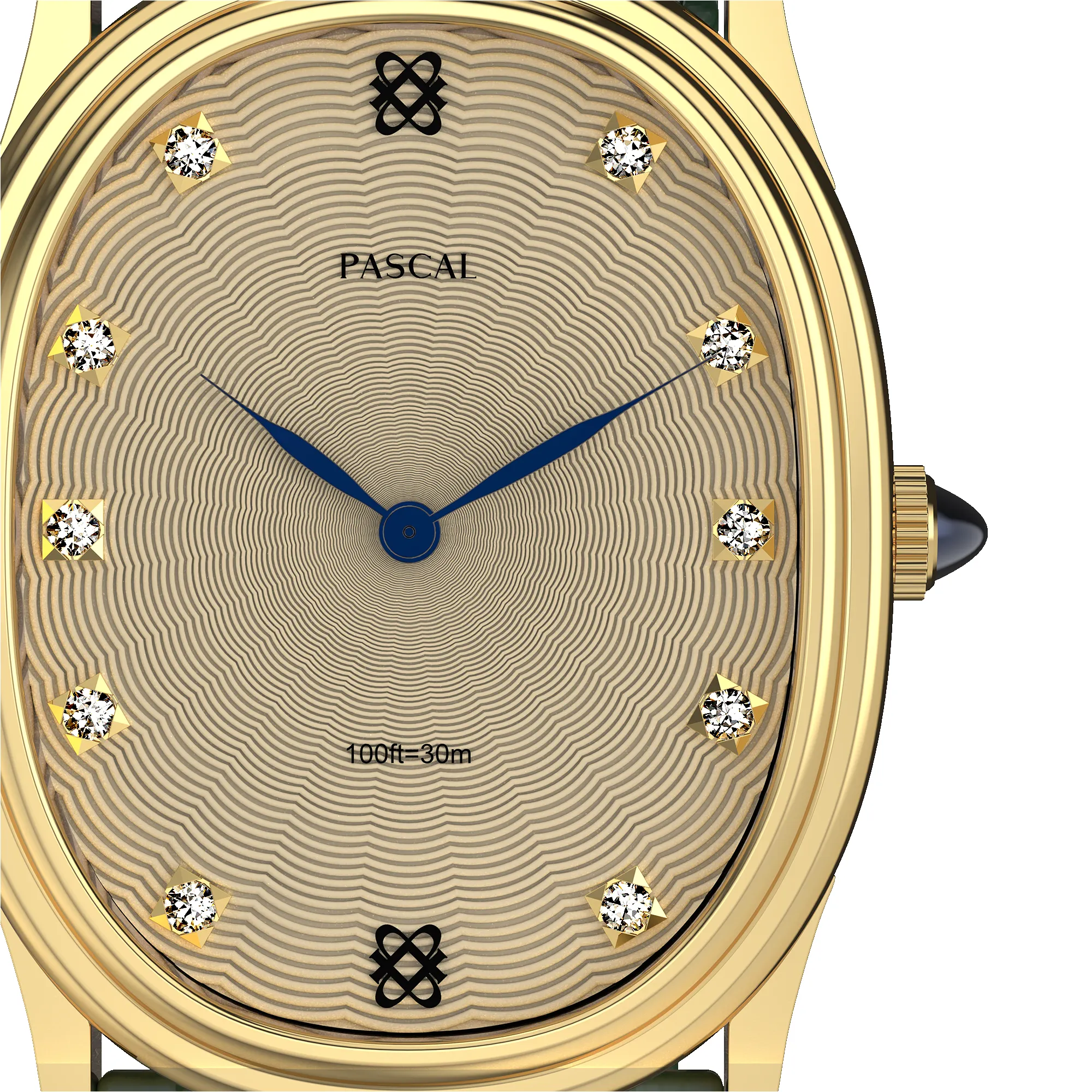 Oval Orbit Diamond Watch (27.5mm x 34mm) sold by Pascal Design Official product image thumbnail 4
