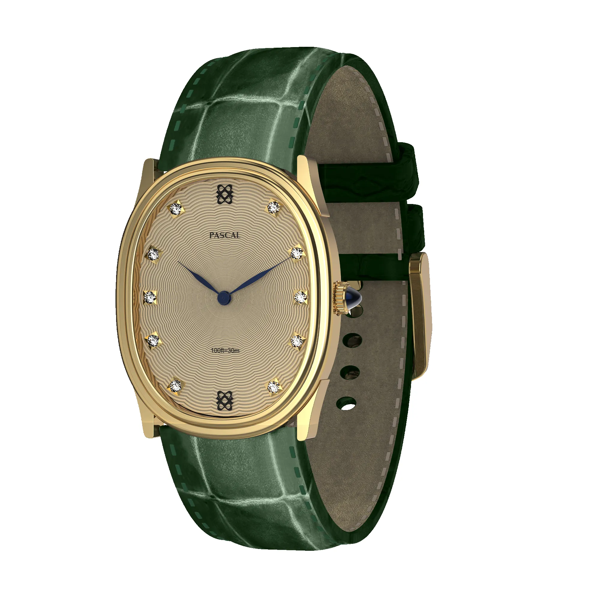 Oval Orbit Diamond Watch (27.5mm x 34mm) sold by Pascal Design Official product image thumbnail 5