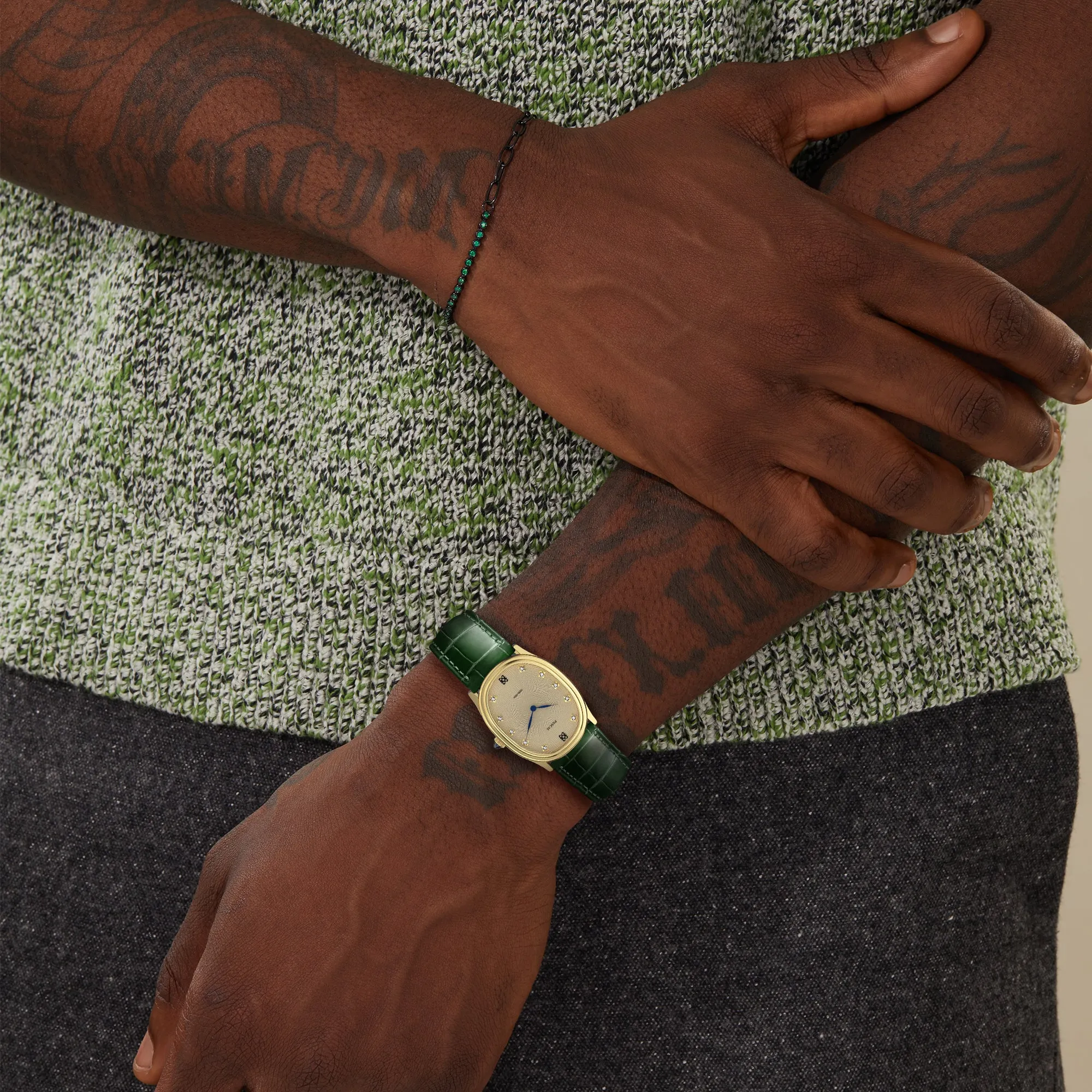 Oval Orbit Diamond Watch (27.5mm x 34mm) sold by Pascal Design Official product image thumbnail 2