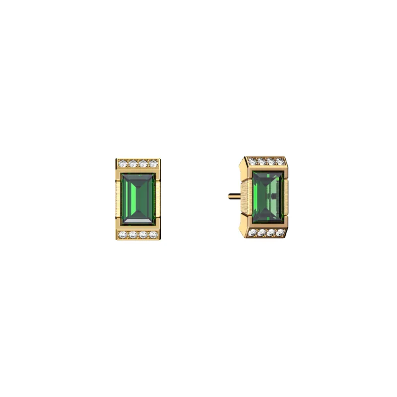 'Parthènope' Diamond Stud Earrings sold by Pascal Design Official