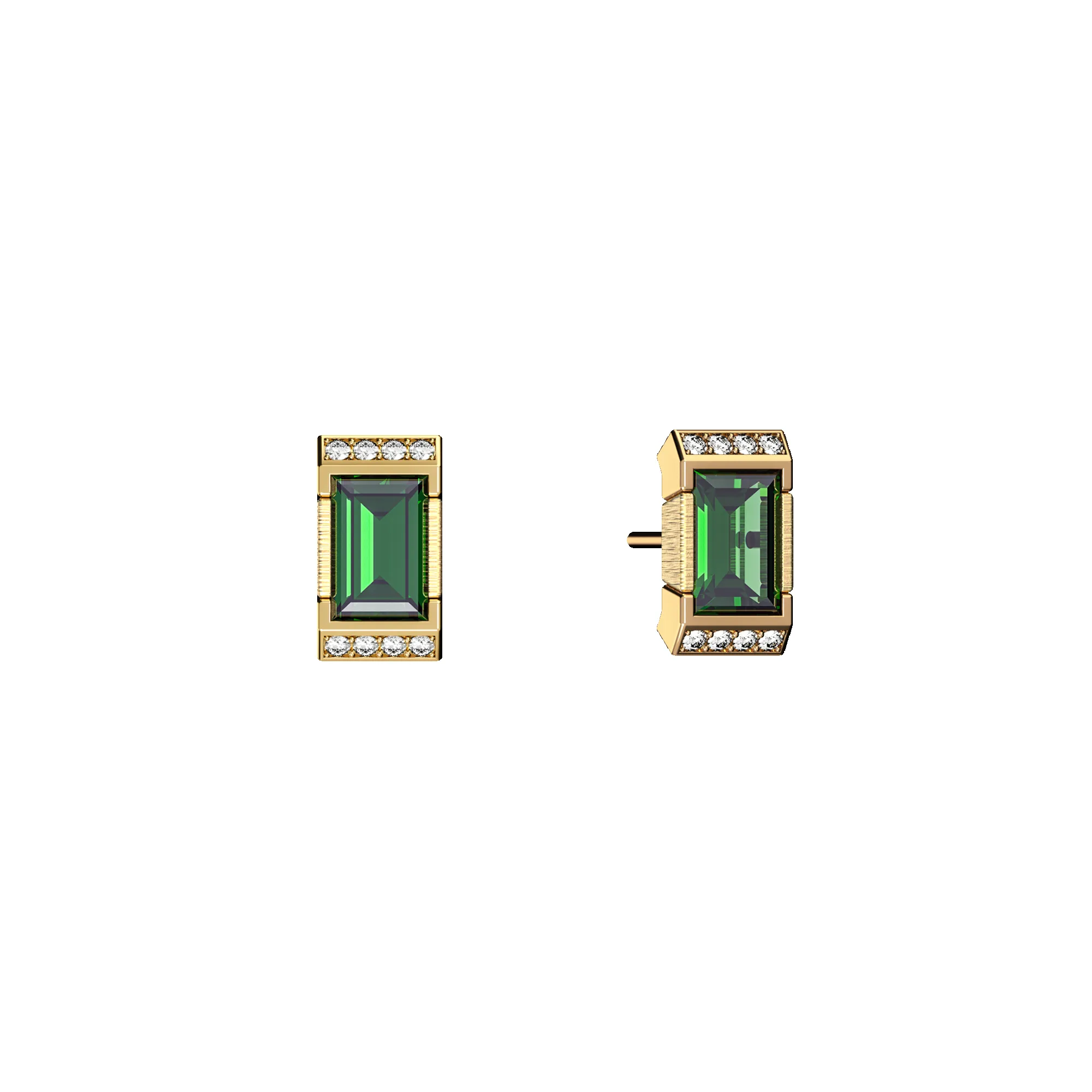 'Parthènope' Diamond Stud Earrings sold by Pascal Design Official